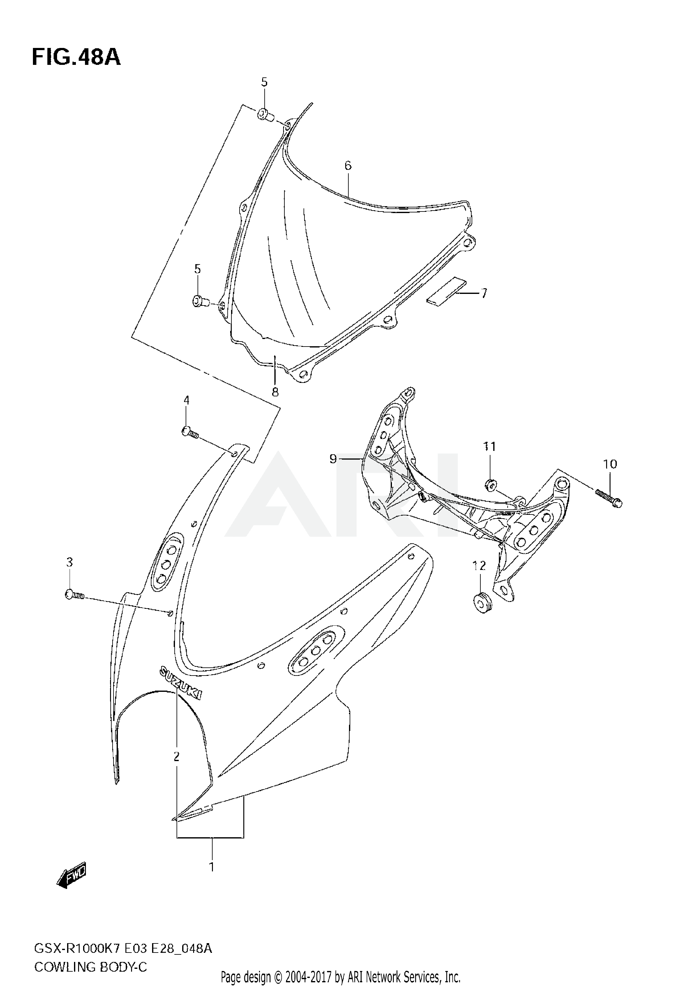 COWLING BODY (MODEL K8)