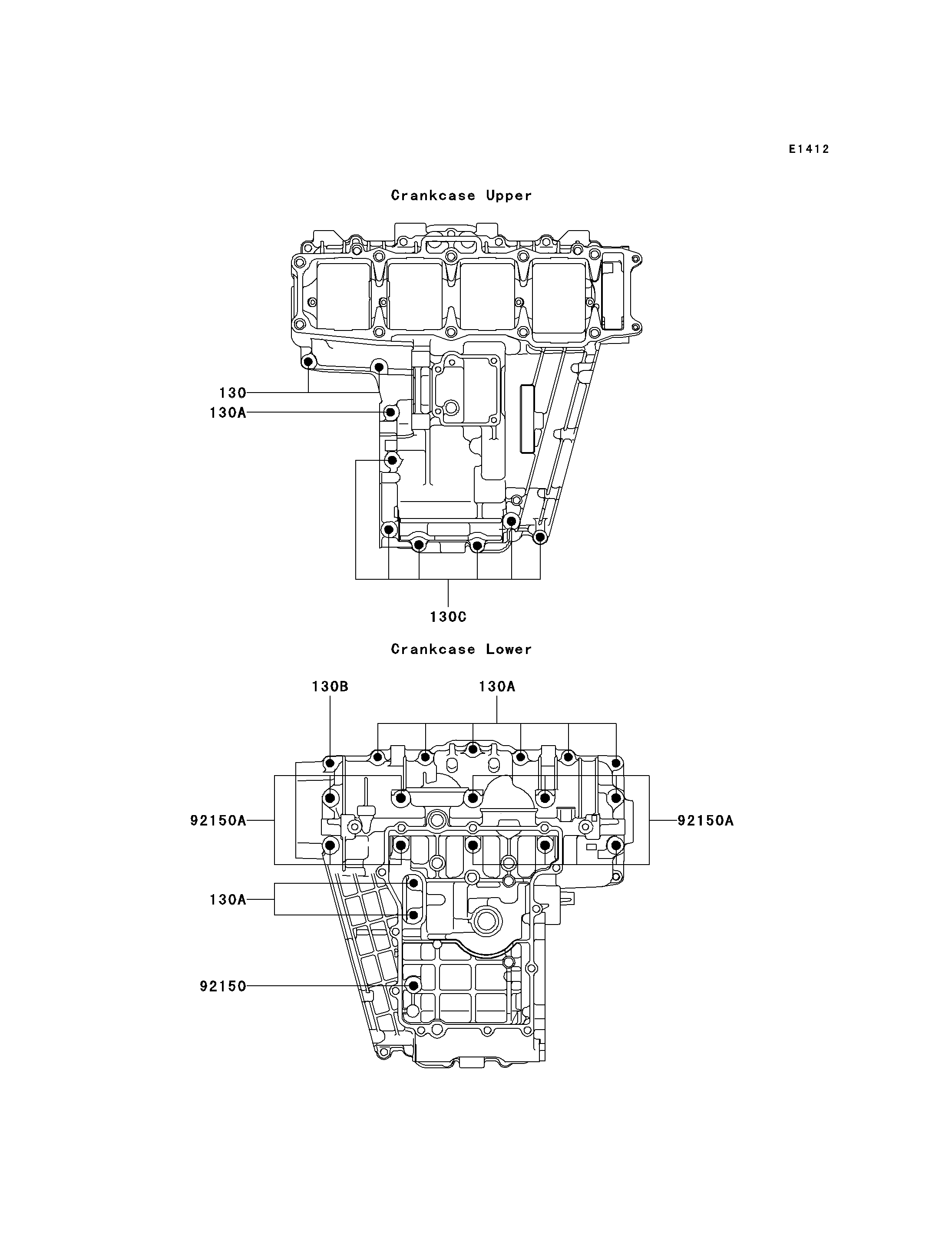 Crankcase Bolt Pattern