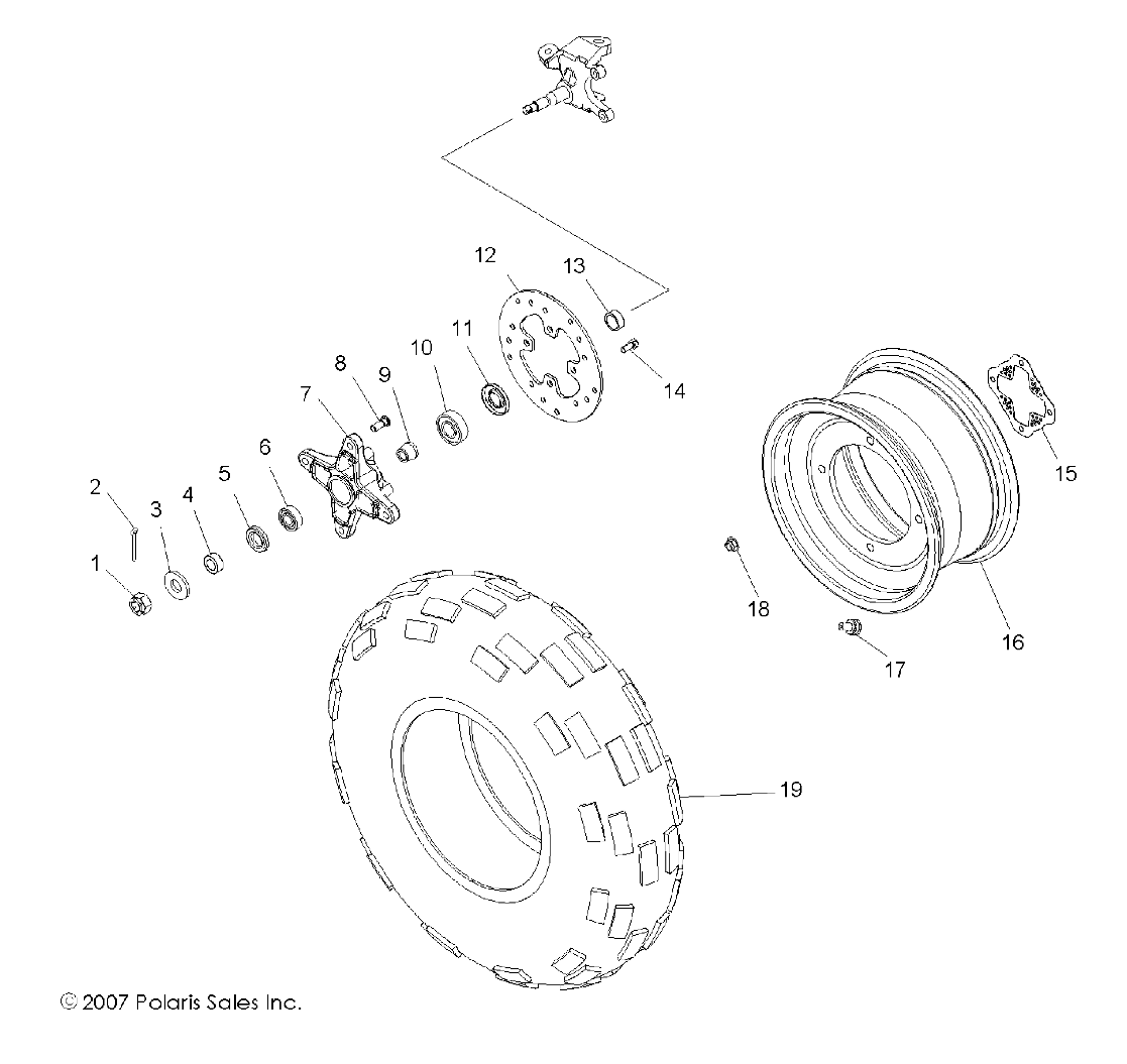 WHEELS, FRONT - A10GJ45AA (49ATVWHEELFRT08OUT525S)