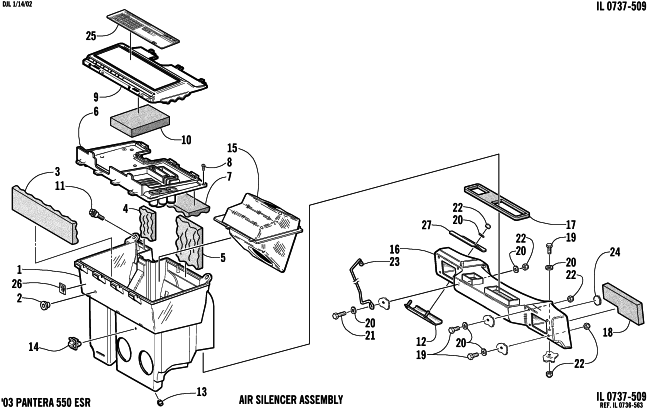 AIR SILENCER ASSEMBLY