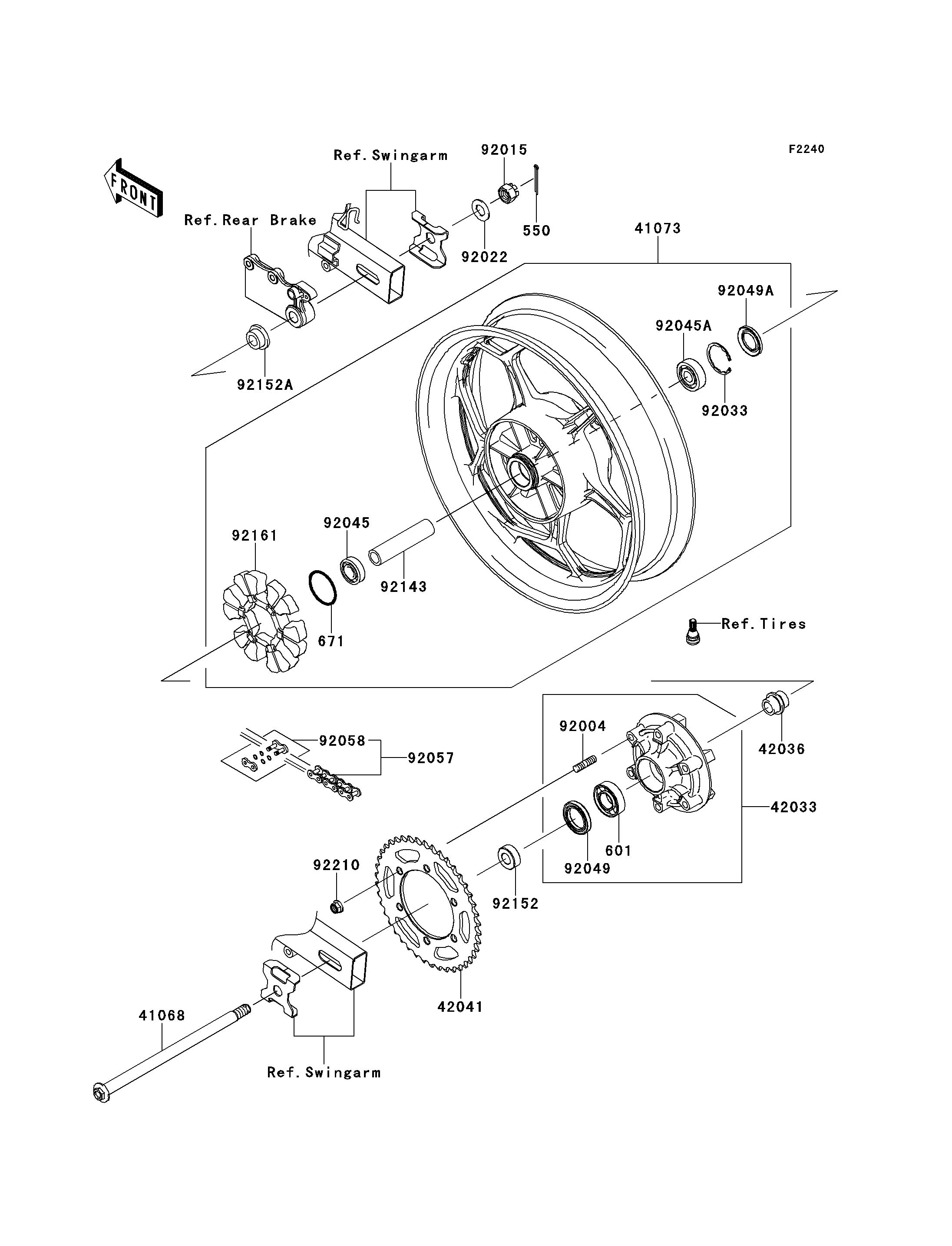 Rear Wheel/Chain(BES)