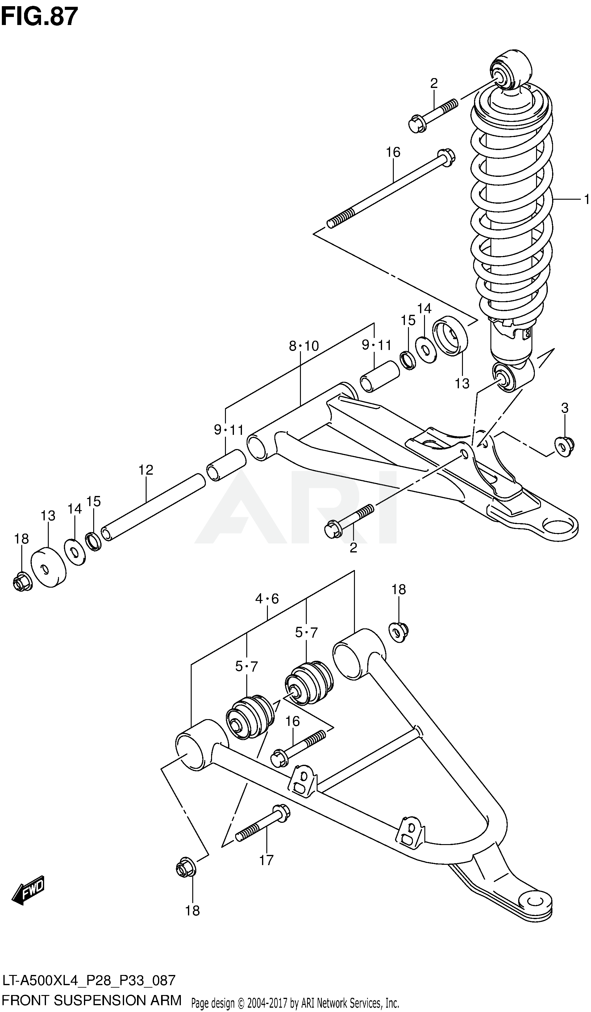 FRONT SUSPENSION ARM