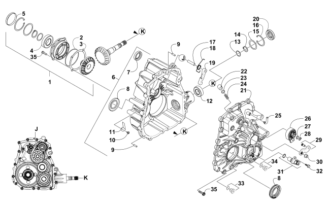 TRANSAXLE CASE/COVER