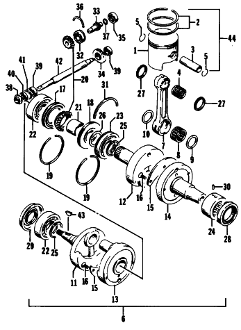 PISTON AND CRANKSHAFT