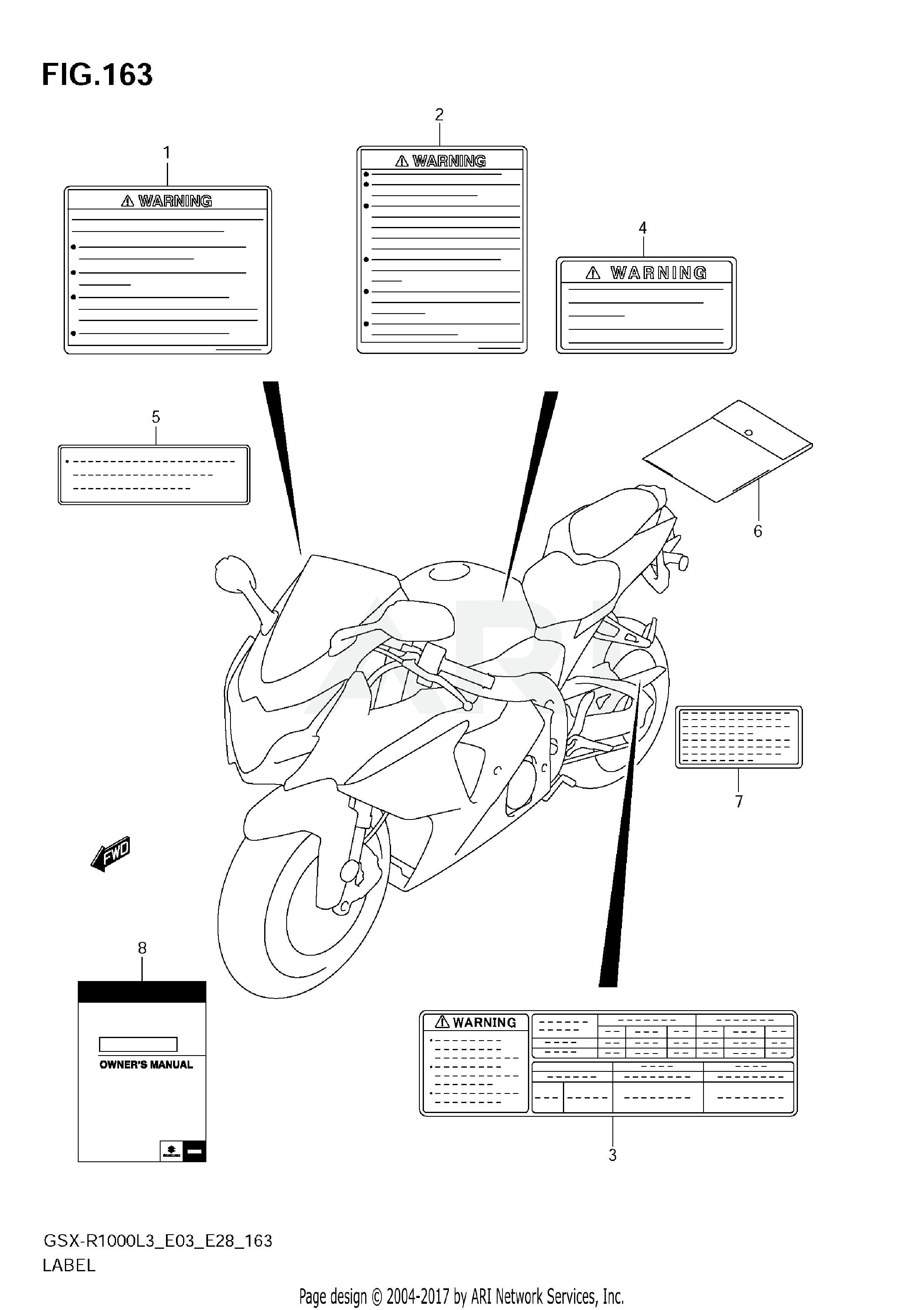 LABEL (GSX-R1000L3 E33)