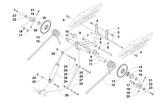 REAR SUSPENSION REAR ARM ASSEMBLY