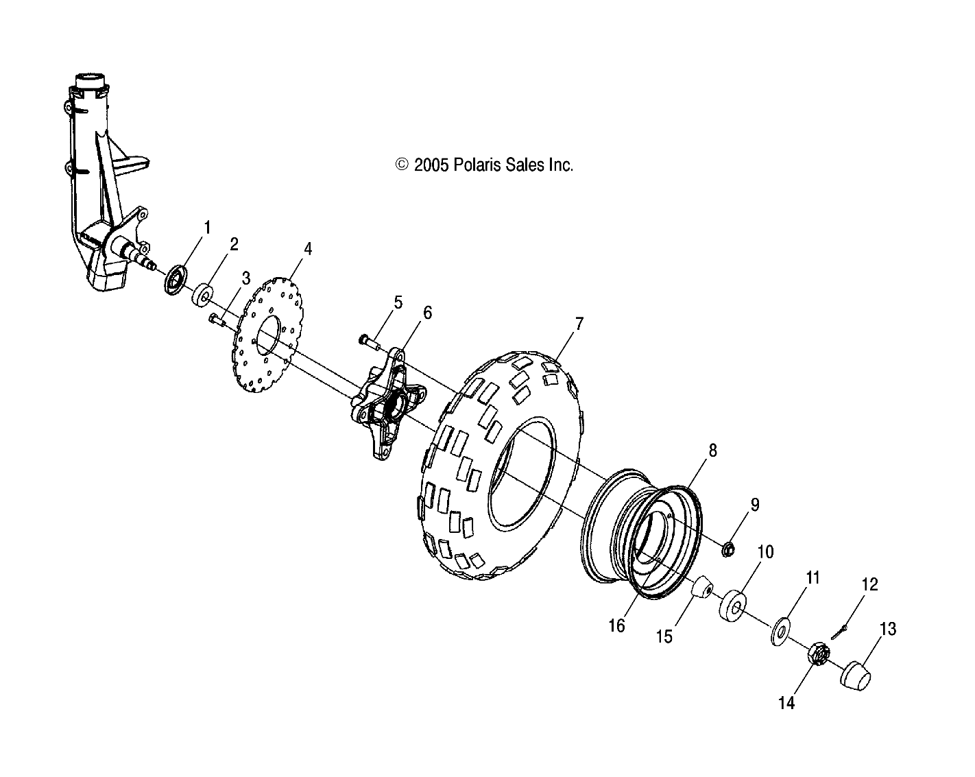 FRONT WHEEL - A05BA25CA/CB (4999202939920293A13)