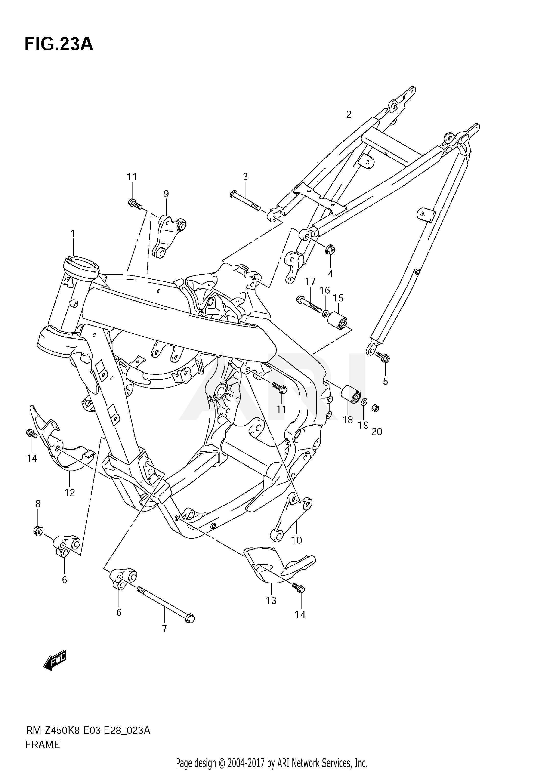 FRAME (RM-Z450 L0)