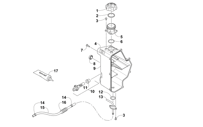 OIL TANK ASSEMBLY