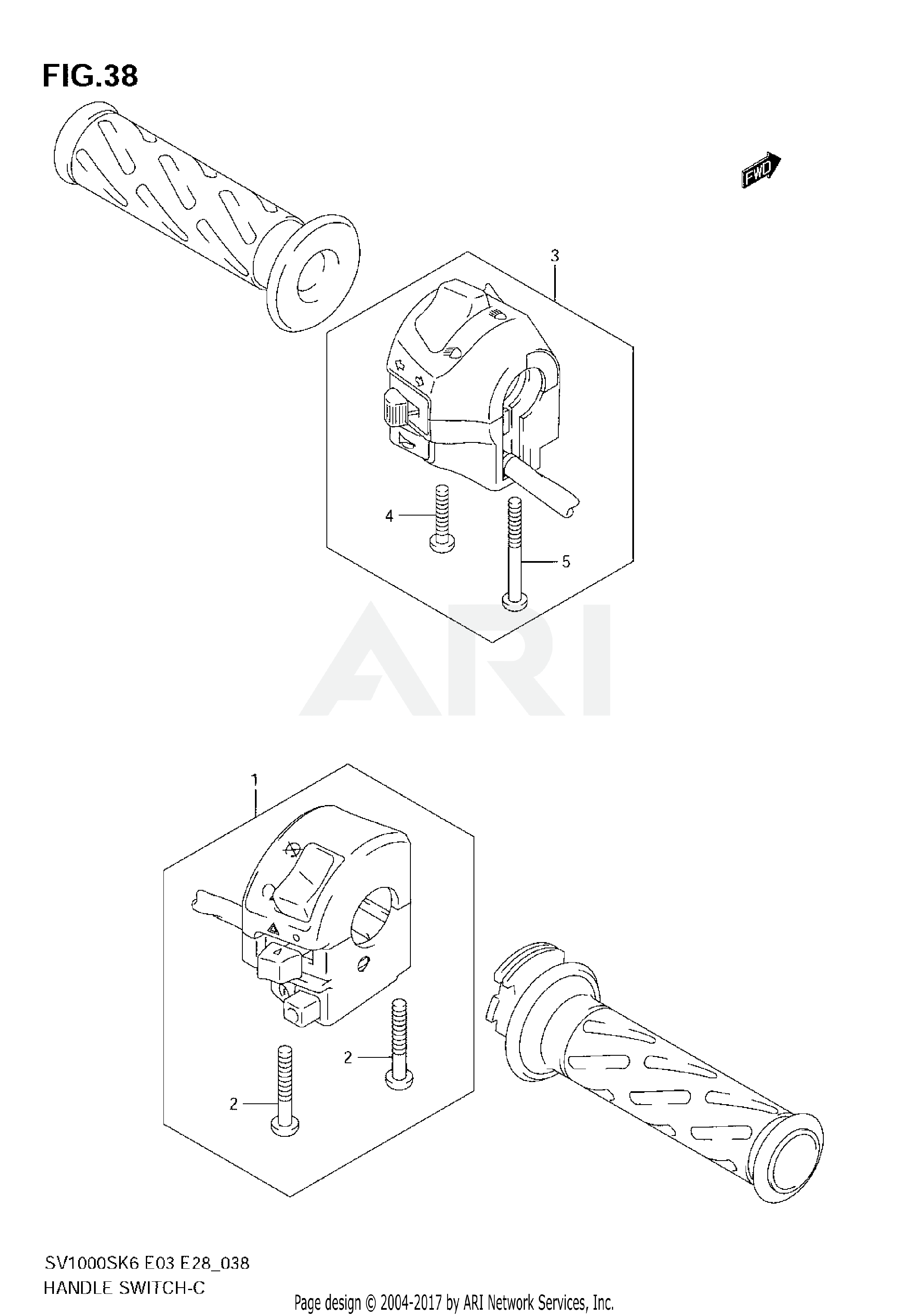 HANDLE SWITCH (SV1000S)