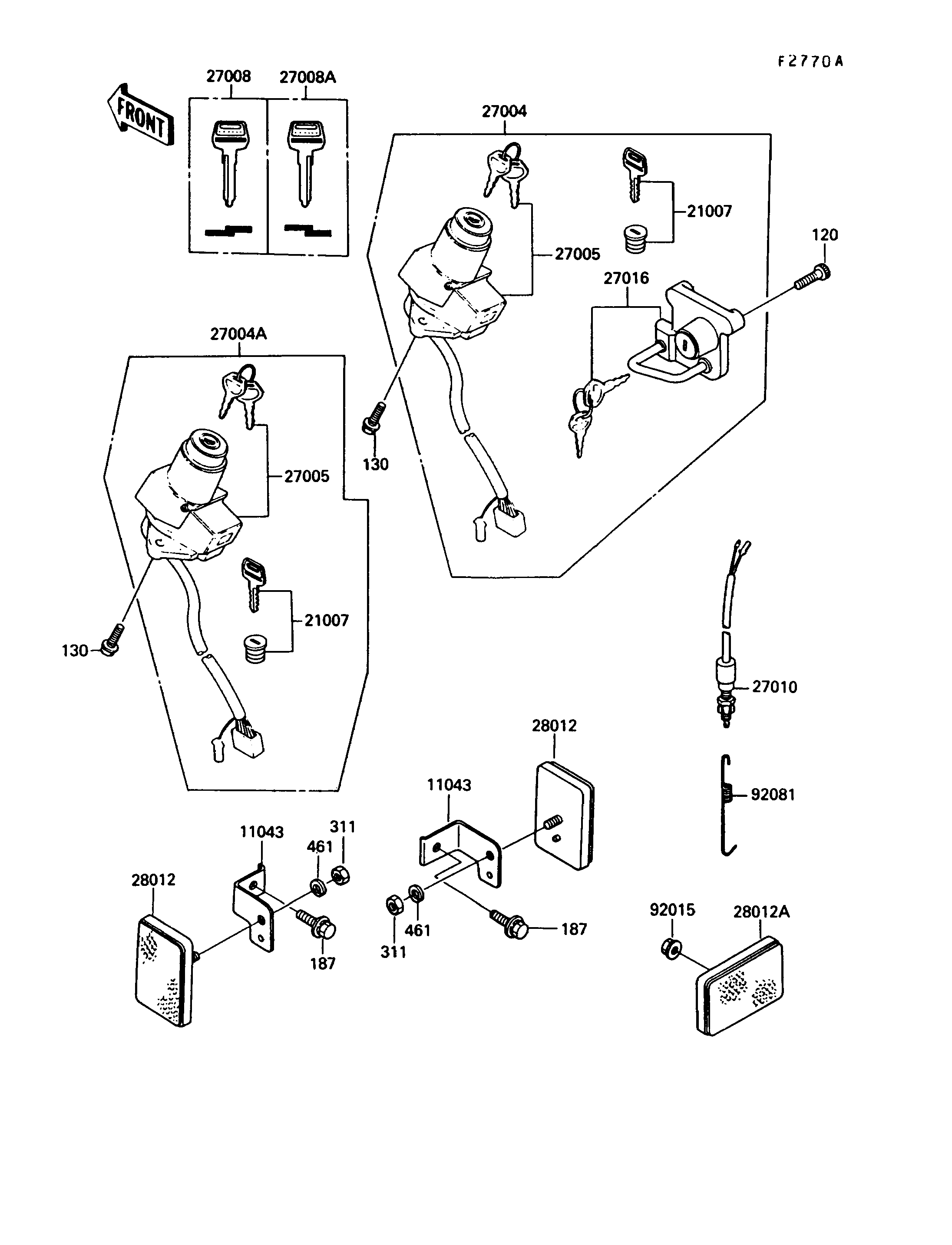 Ignition Switch(KL250-D8/D9)