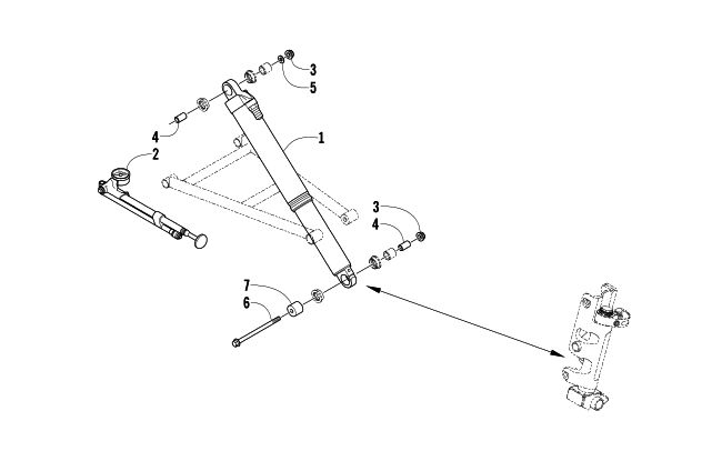 FRONT SUSPENSION SHOCK ABSORBER ASSEMBLY