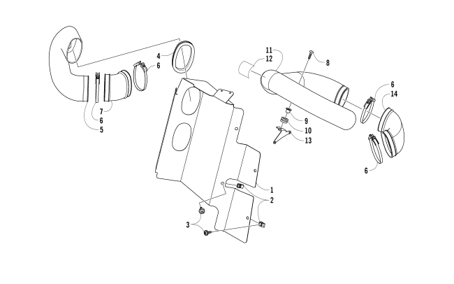 CASE/BELT COOLING ASSEMBLY