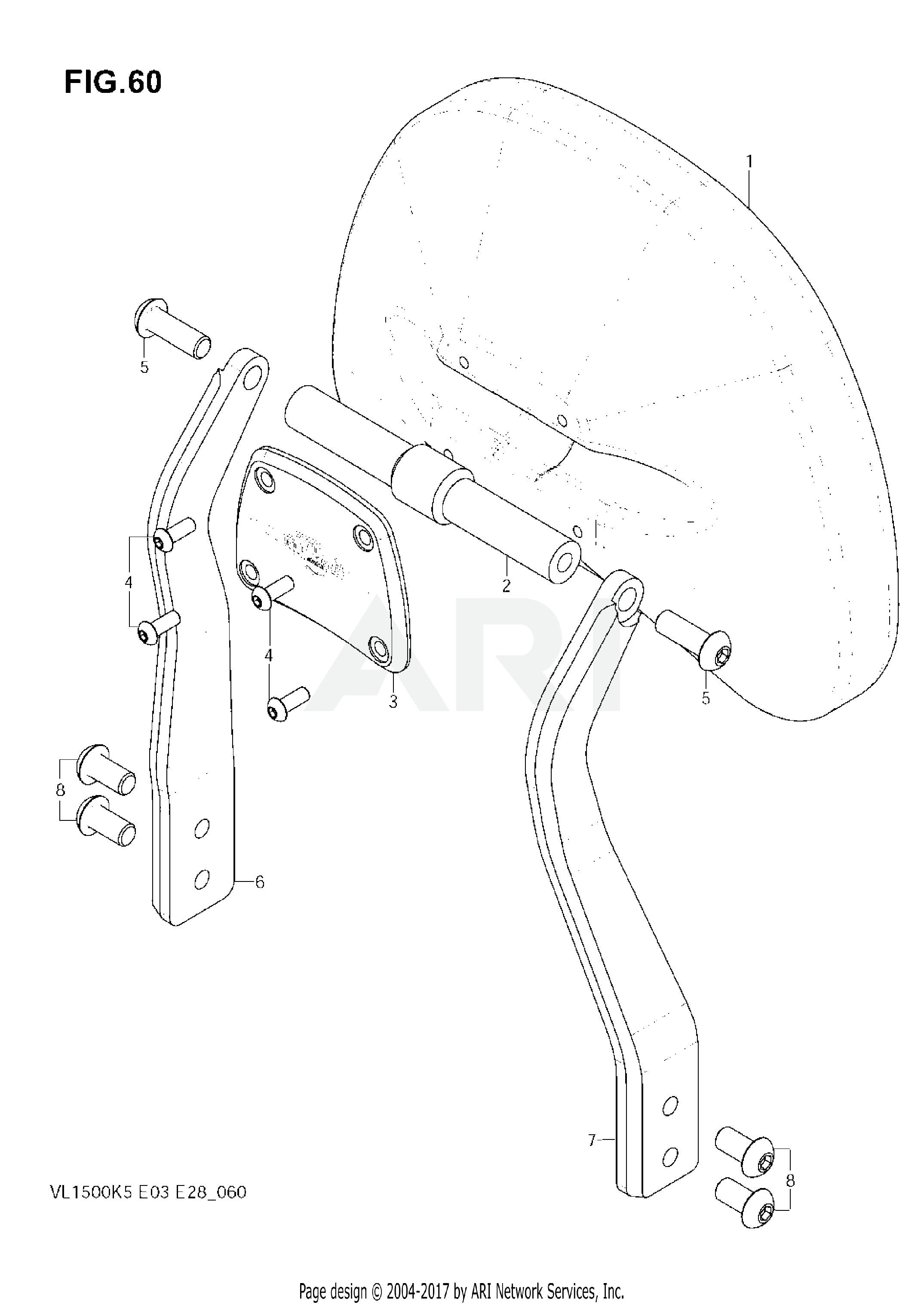 BACKREST, MOUNTS, SADDLEBAGS C90T