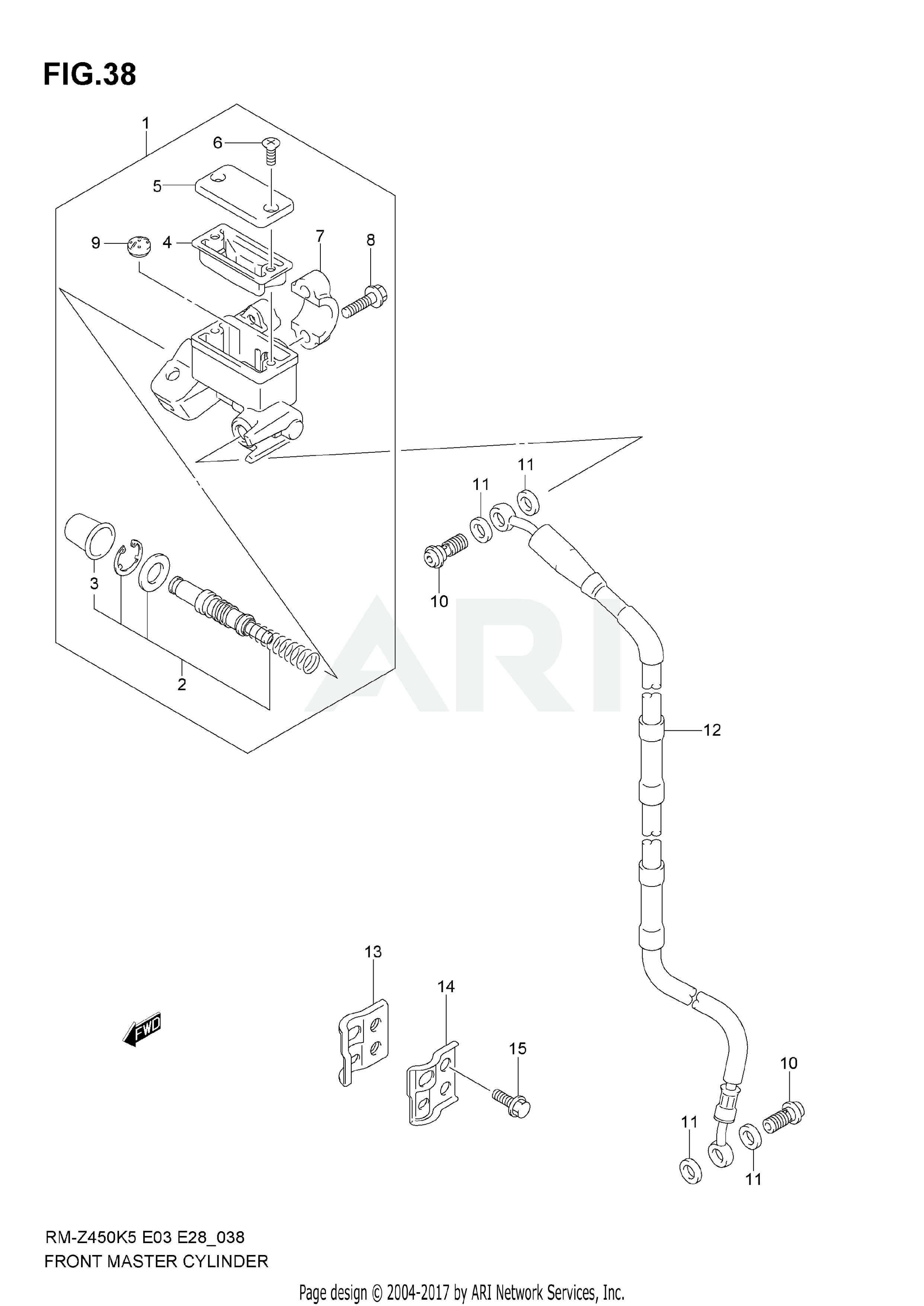 FRONT MASTER CYLINDER