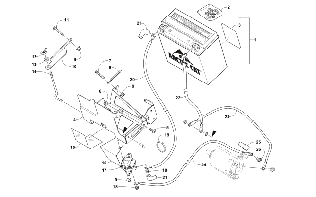 BATTERY AND TRAY ASSEMBLY