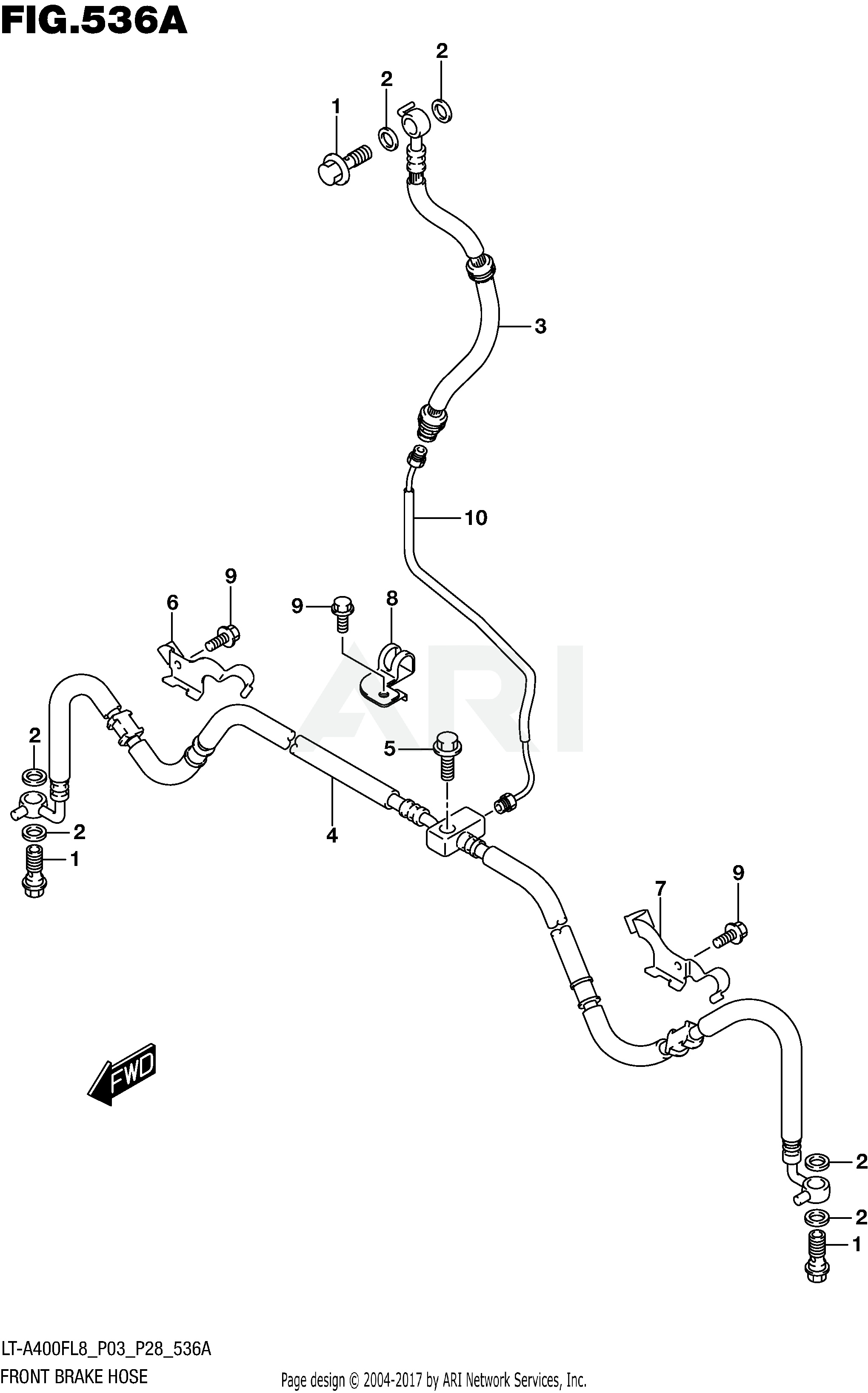 FRONT BRAKE HOSE