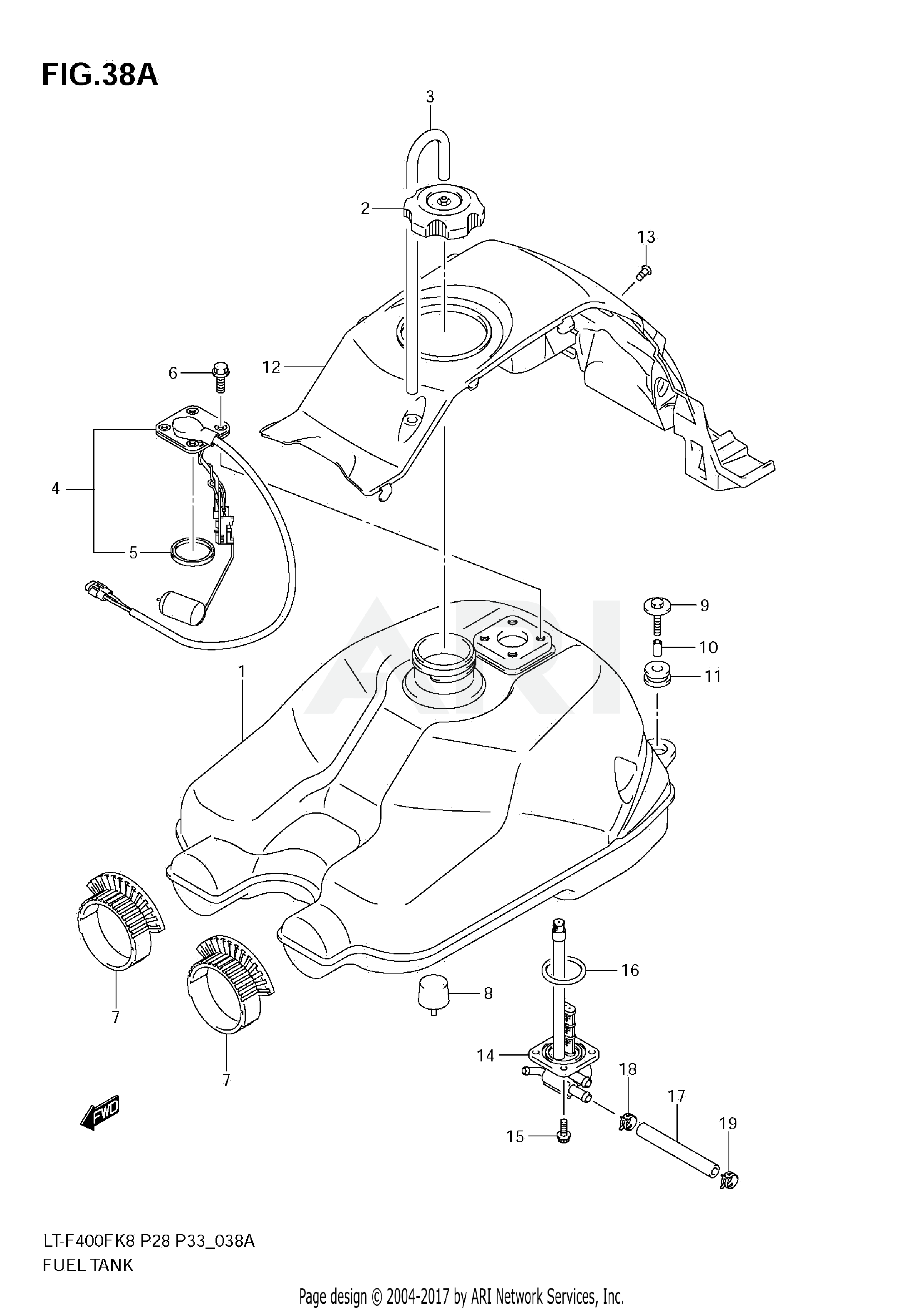 FUEL TANK (LT-F400FL0)