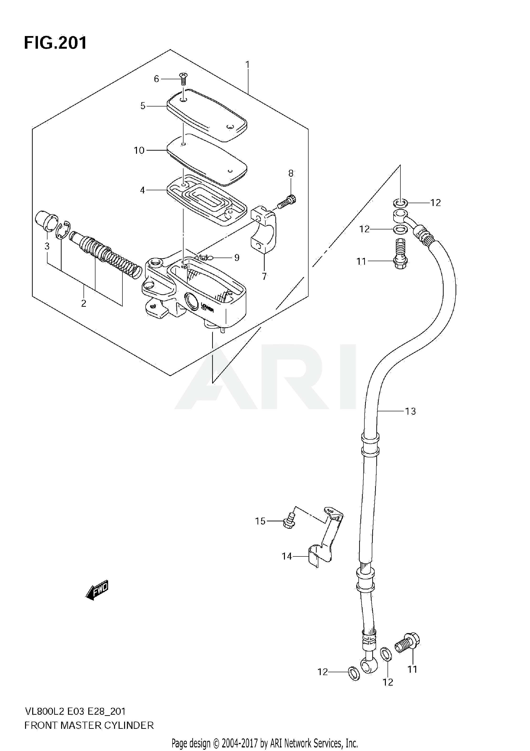 FRONT MASTER CYLINDER