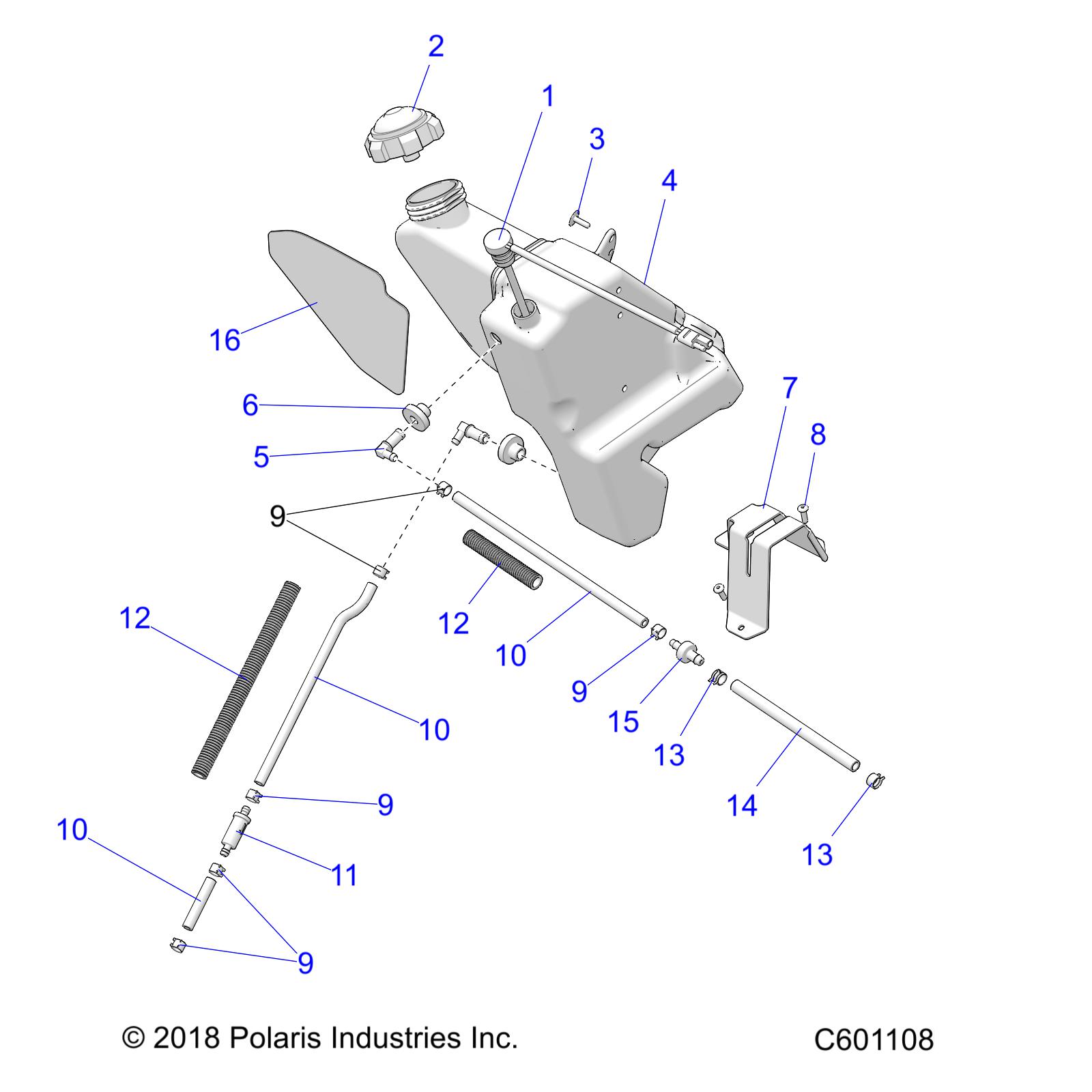 ENGINE, OIL BOTTLE - S20CEA5BSL (C601108)