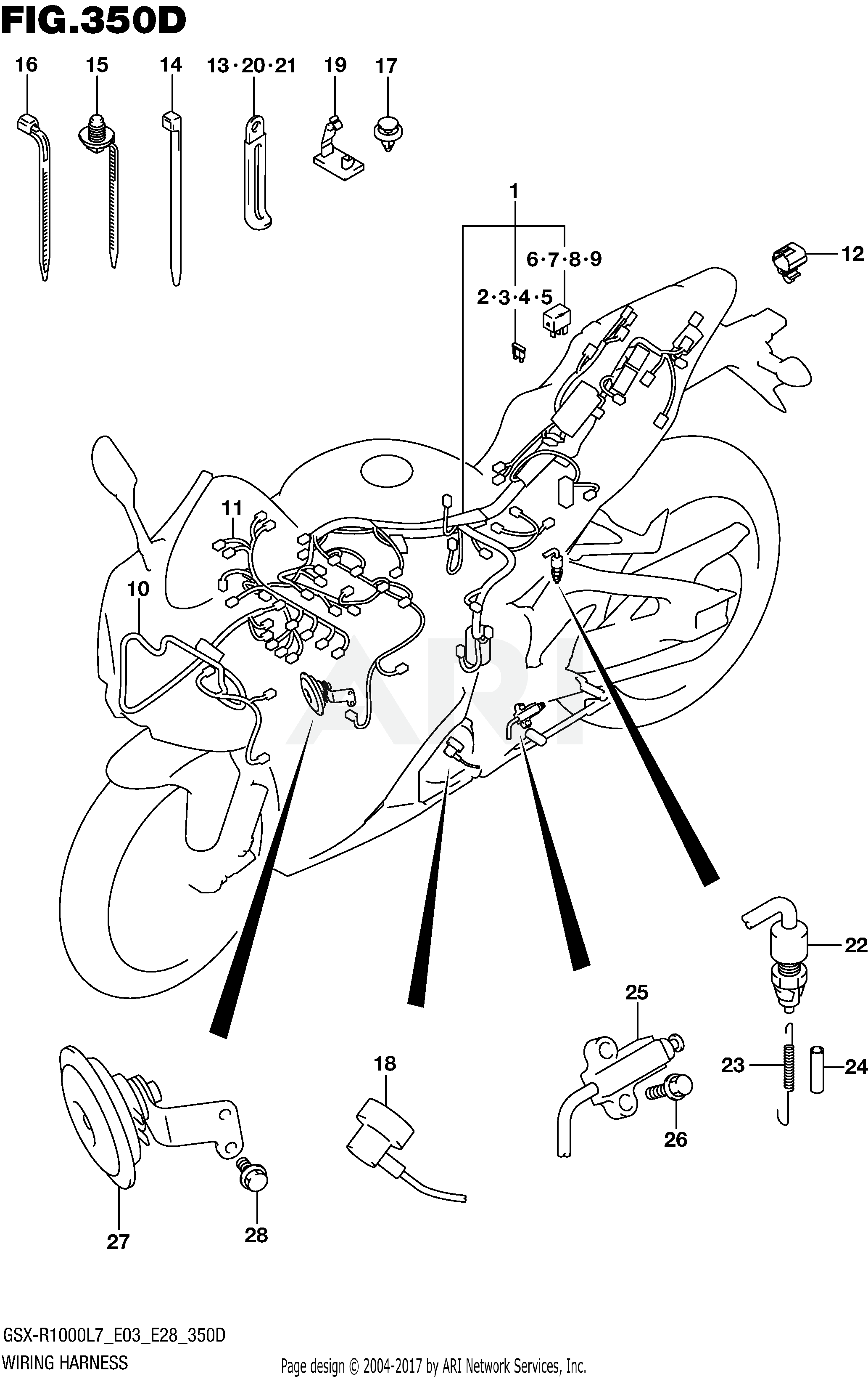 WIRING HARNESS (GSX-R1000AL7 E03)