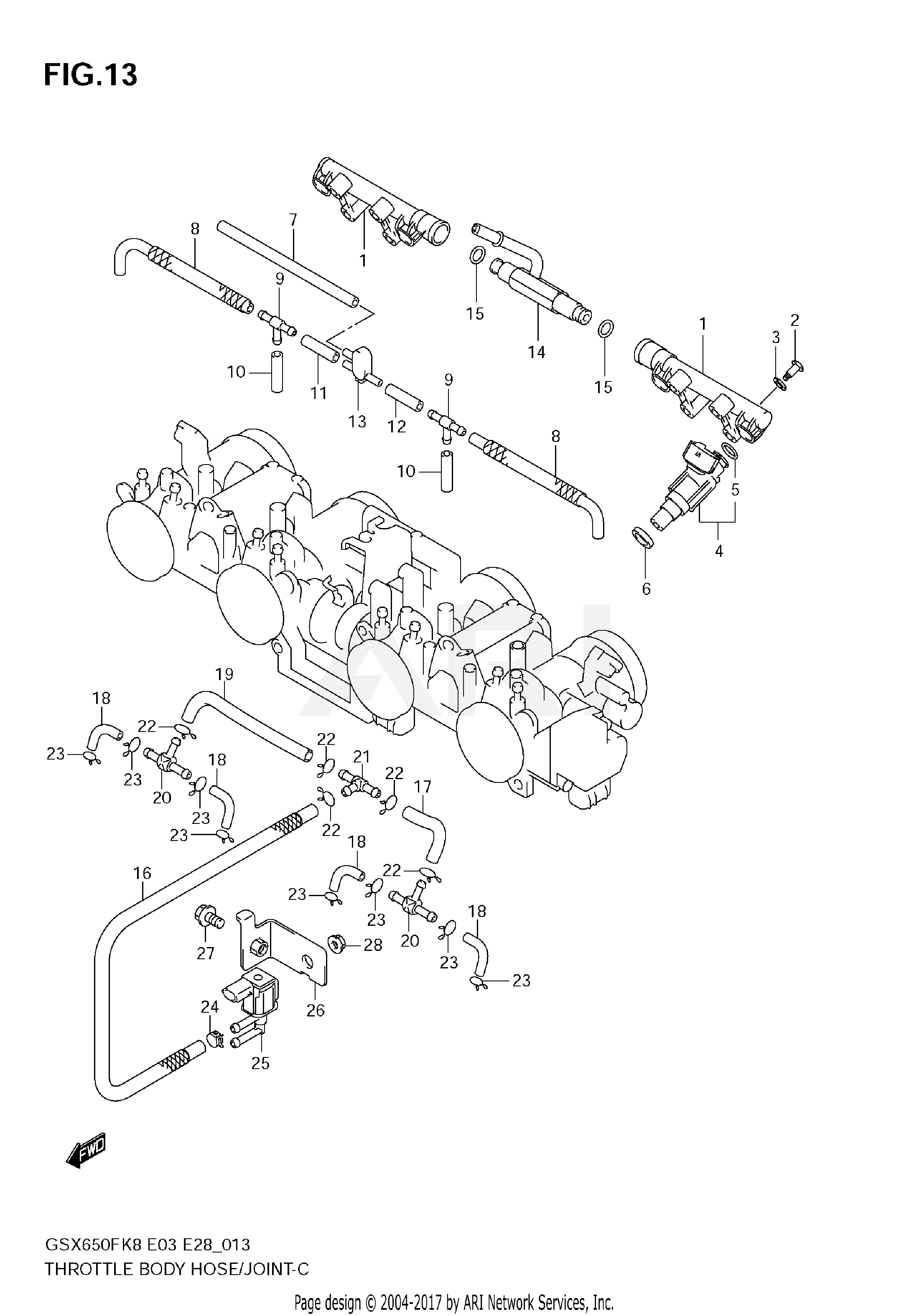 THROTTLE BODY HOSE/JOINT