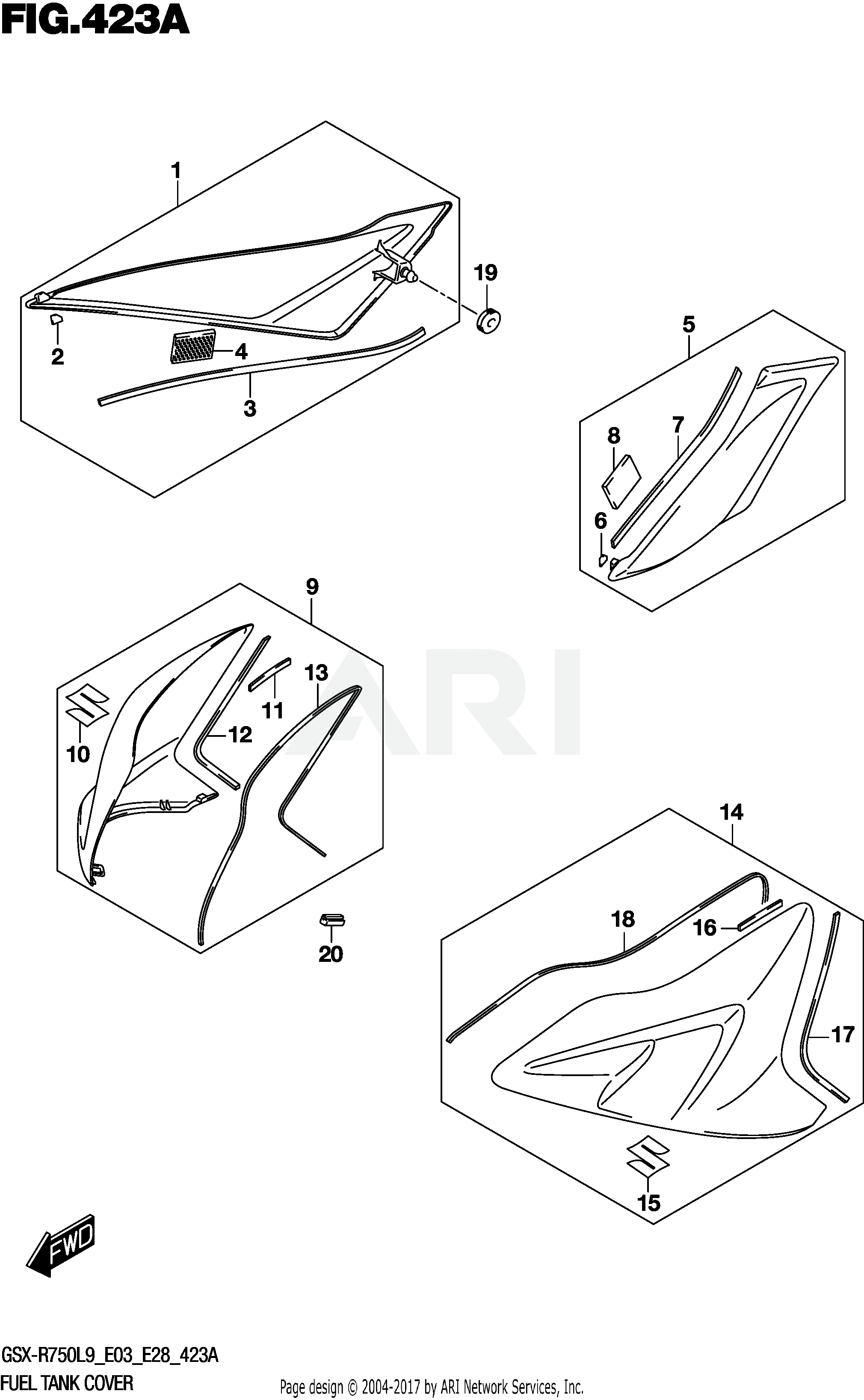 FUEL TANK COVER