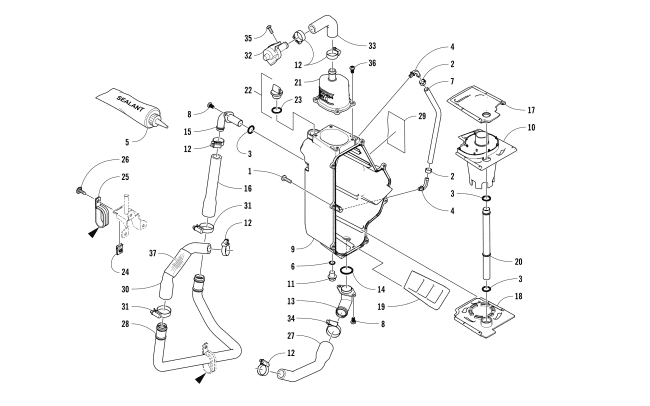 OIL TANK ASSEMBLY