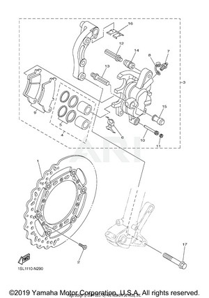 FRONT BRAKE CALIPER