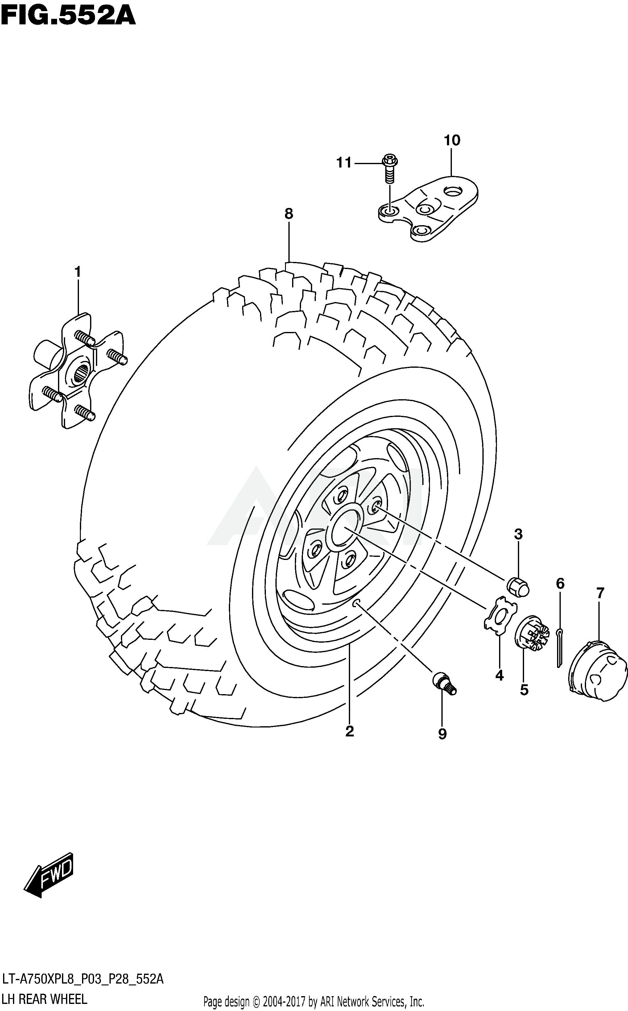 LH REAR WHEEL