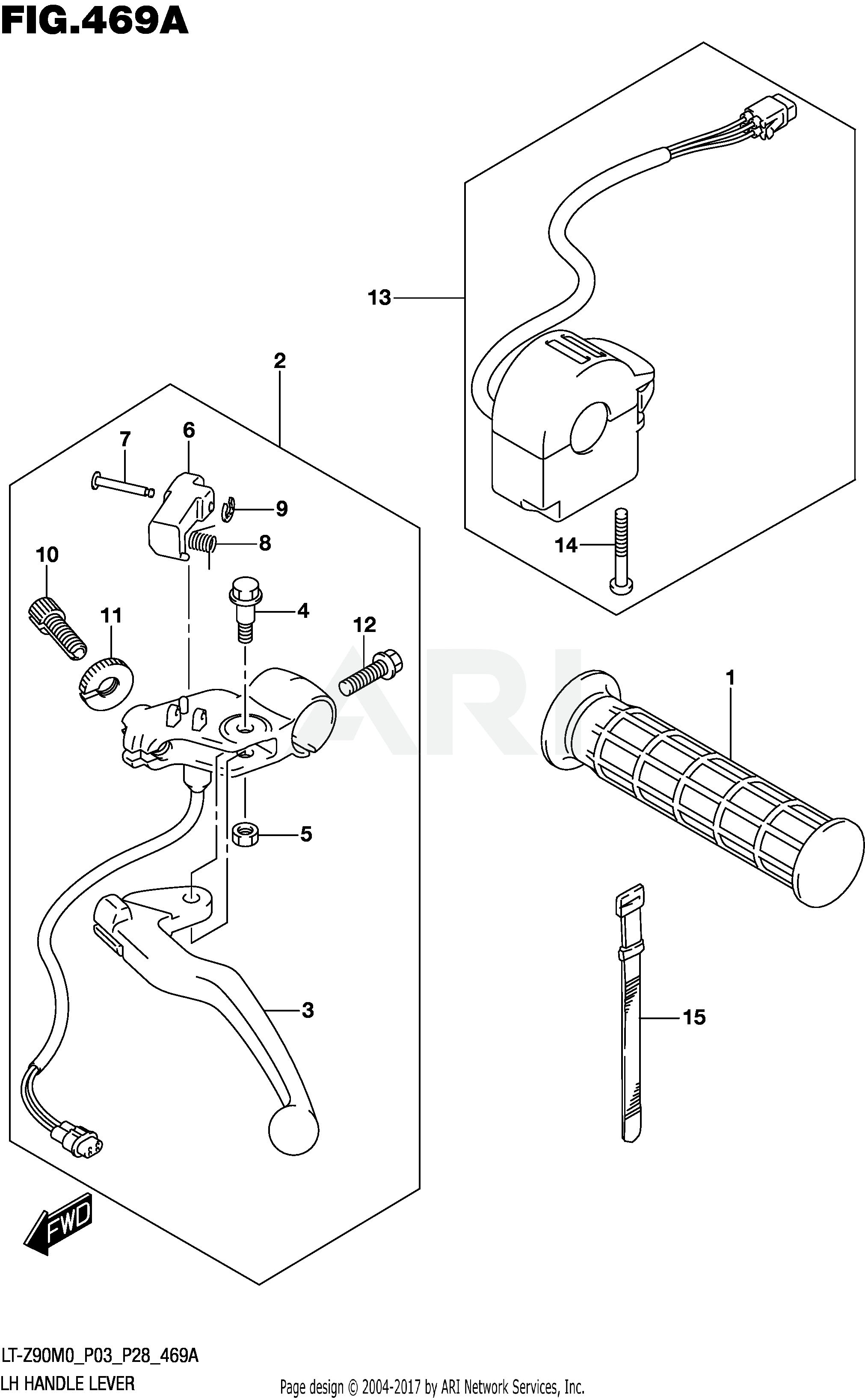 LH HANDLE LEVER