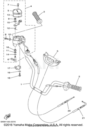 STEERING HANDLE CABLE