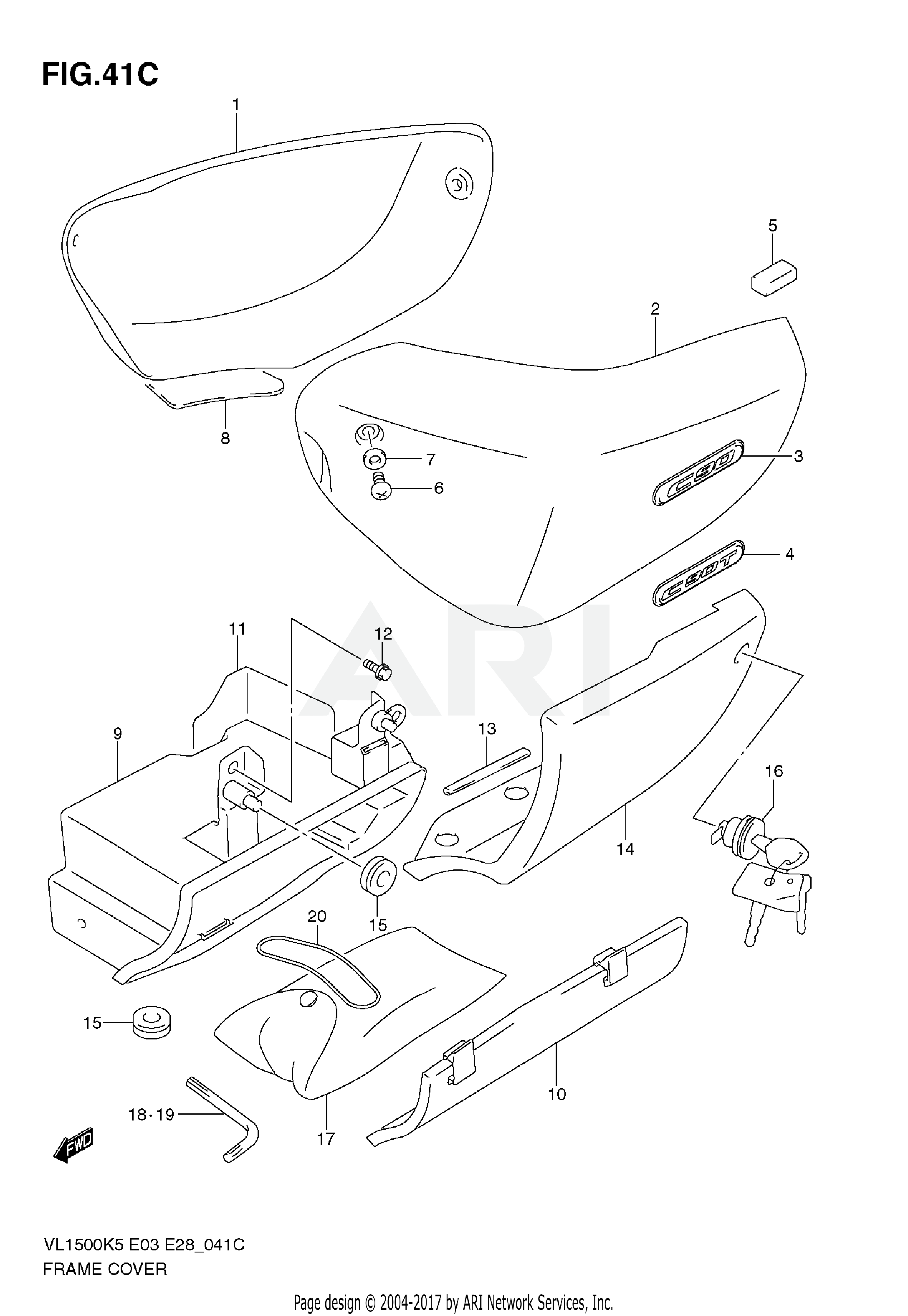 FRAME COVER (MODEL K9)