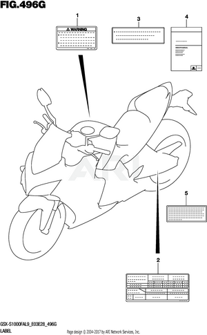 LABEL (GSX-S1000FZAL9 E03)