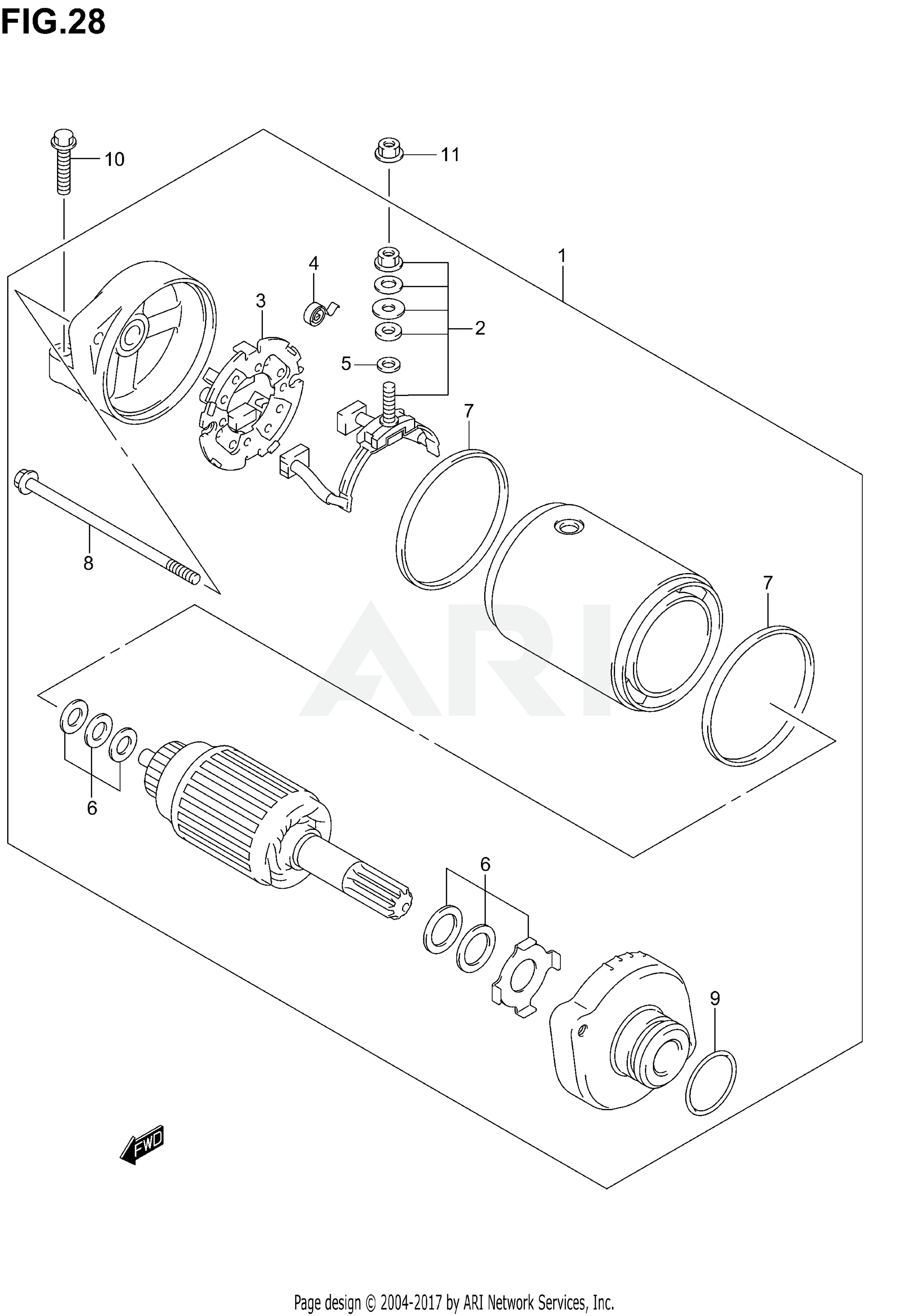 STARTING MOTOR