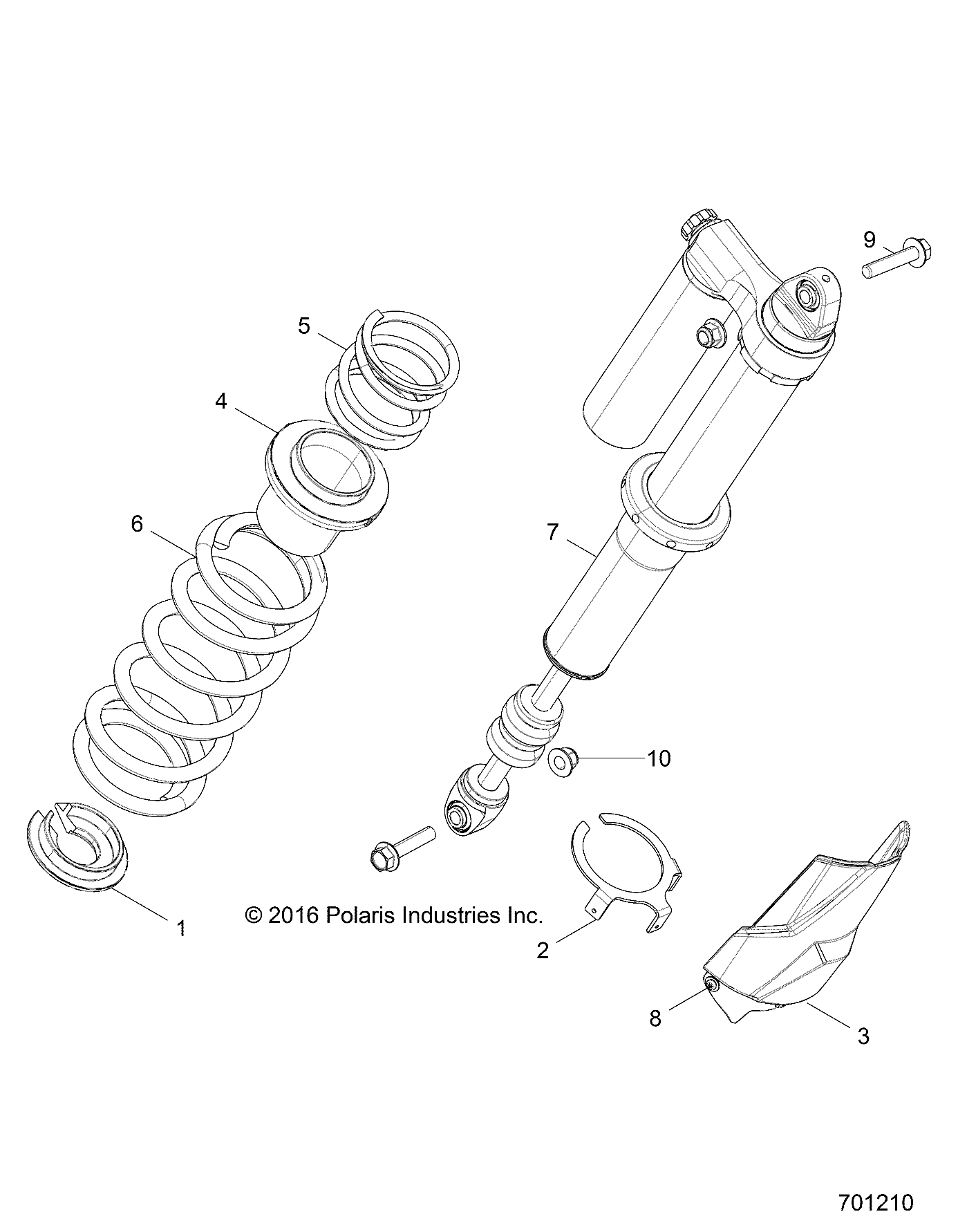 SUSPENSION, REAR SHOCK MOUNTING - Z18VDE99NK (701210)