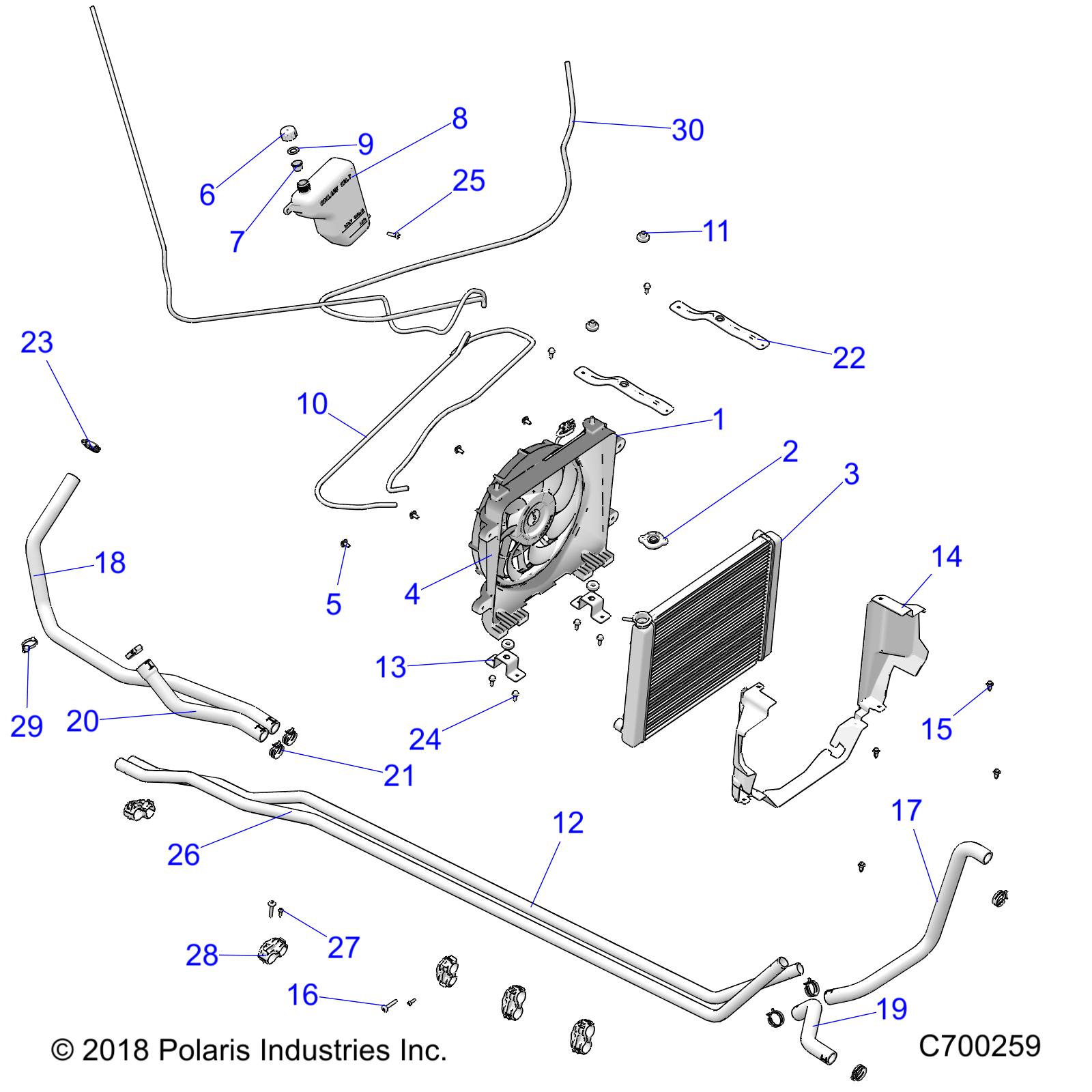 ENGINE, COOLING SYSTEM - R19RRM99AL (C700259)