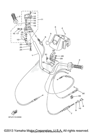 STEERING HANDLE CABLE