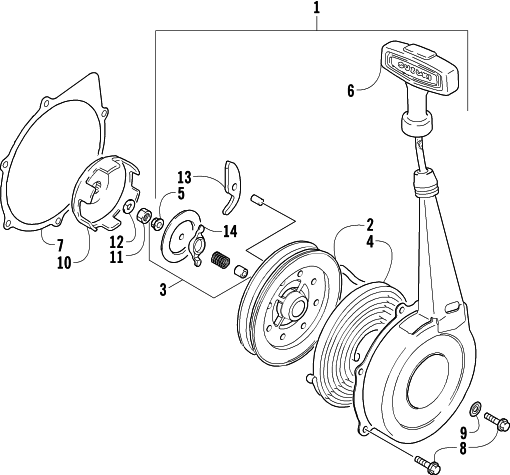 RECOIL STARTER ASSEMBLY