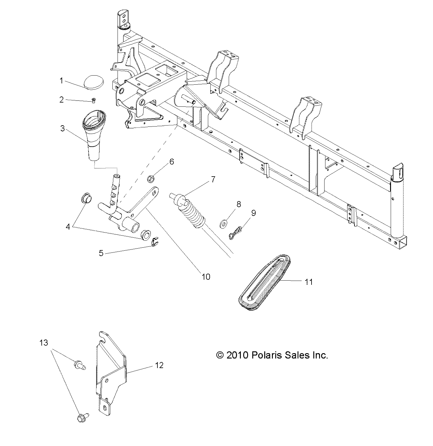 DRIVE TRAIN, GEAR SELECTOR - R14TH90DG (49RGRGEARSELECT11DCREW)