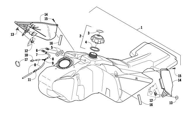 GAS TANK ASSEMBLY