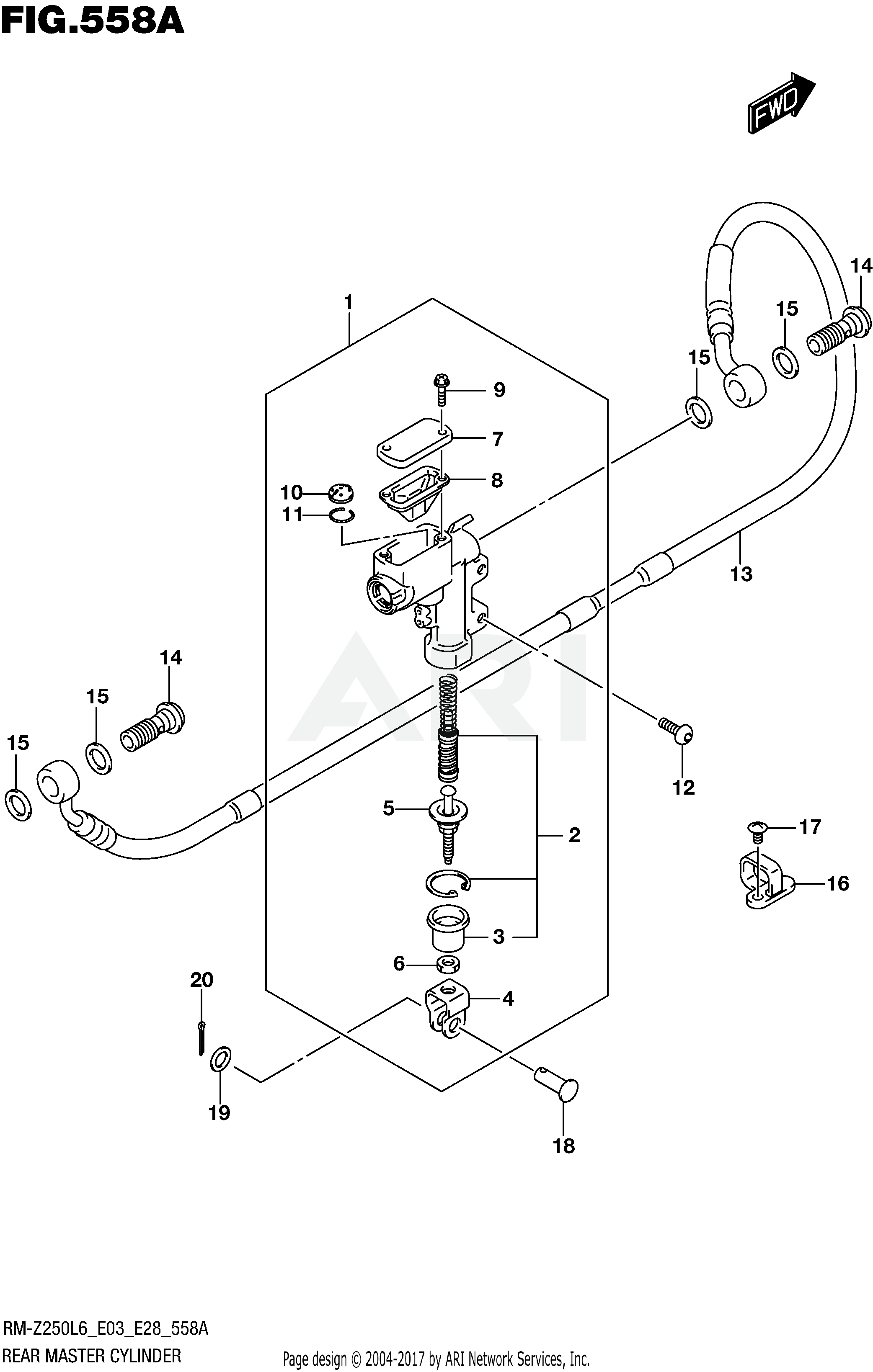 REAR MASTER CYLINDER