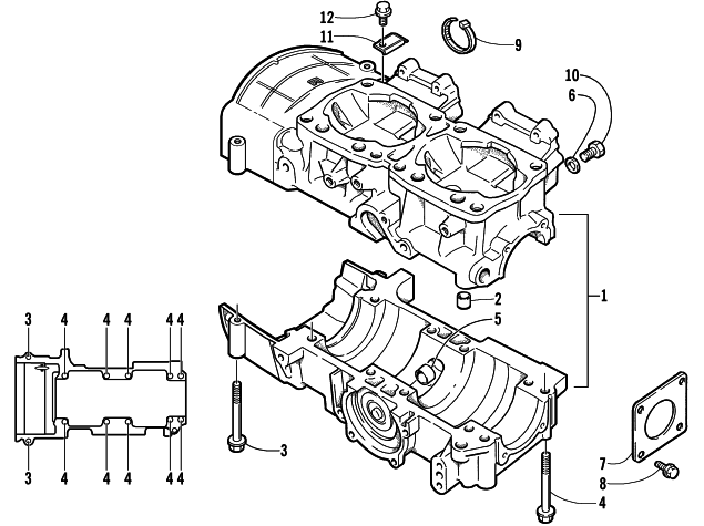 CRANKCASE ASSEMBLY