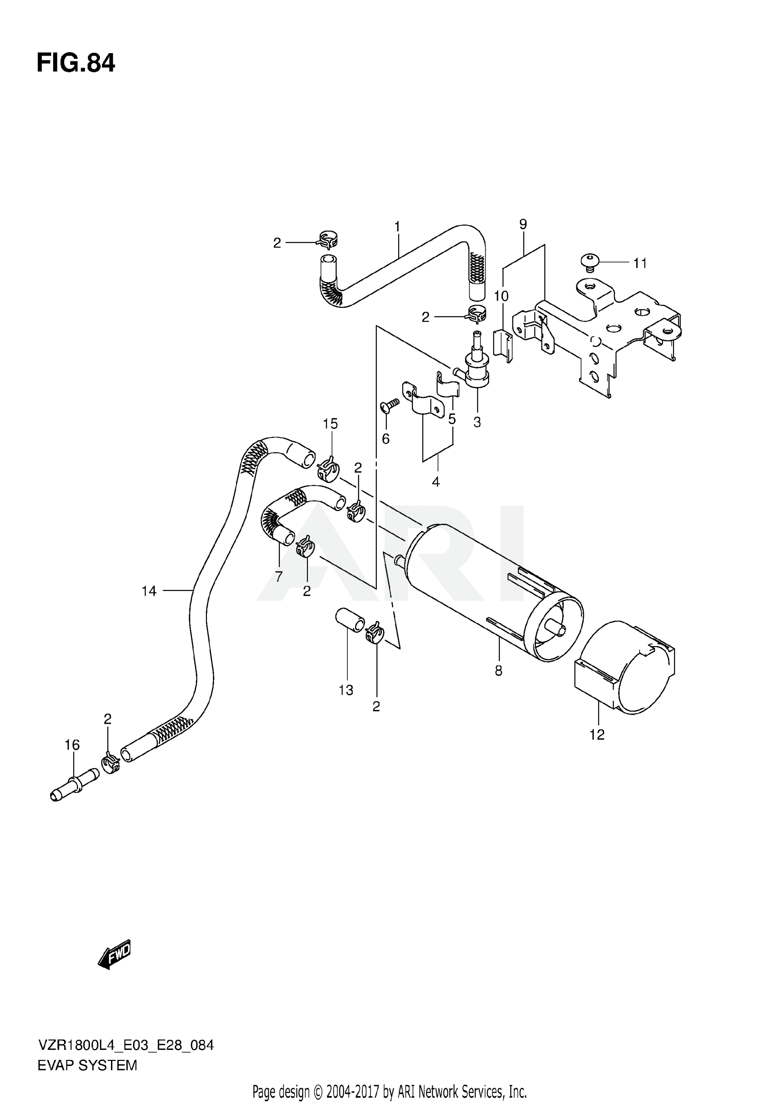 EVAP SYSTEM (VZR1800L4 E33)