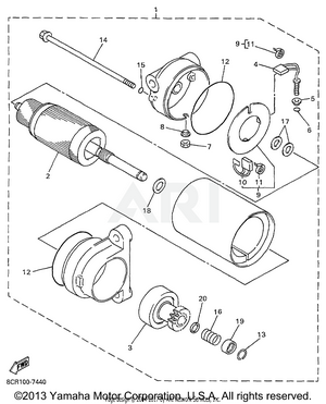 ALTERNATE STARTER MOTOR