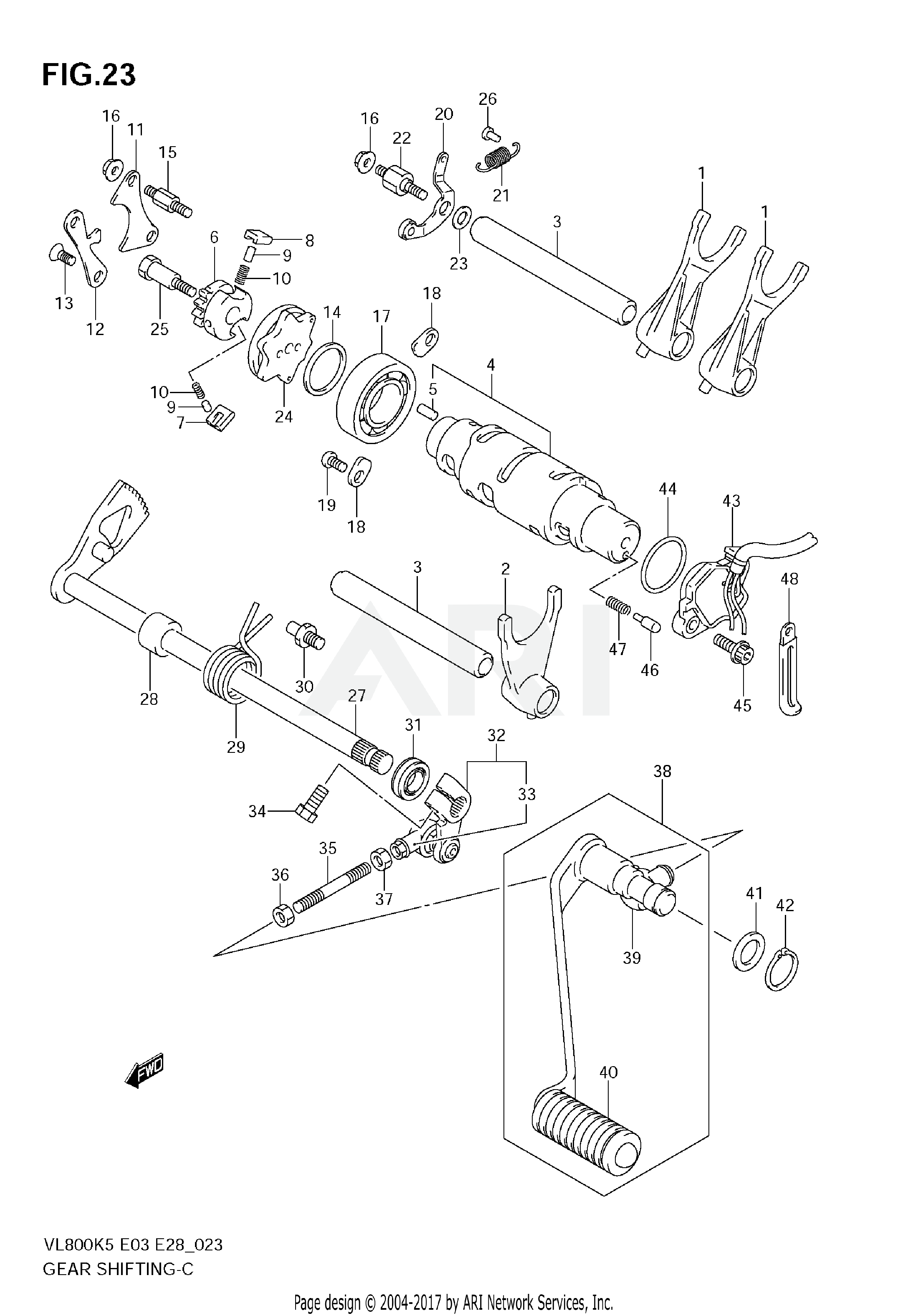 GEAR SHIFTING (MODEL K5/K6/K7/K8)