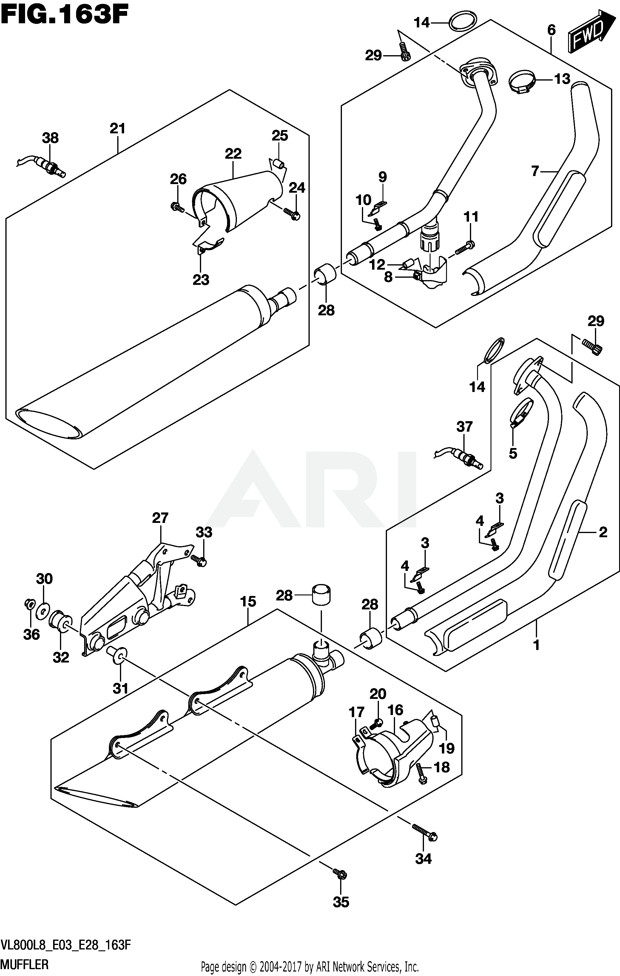 MUFFLER (VL800TL8 E33)