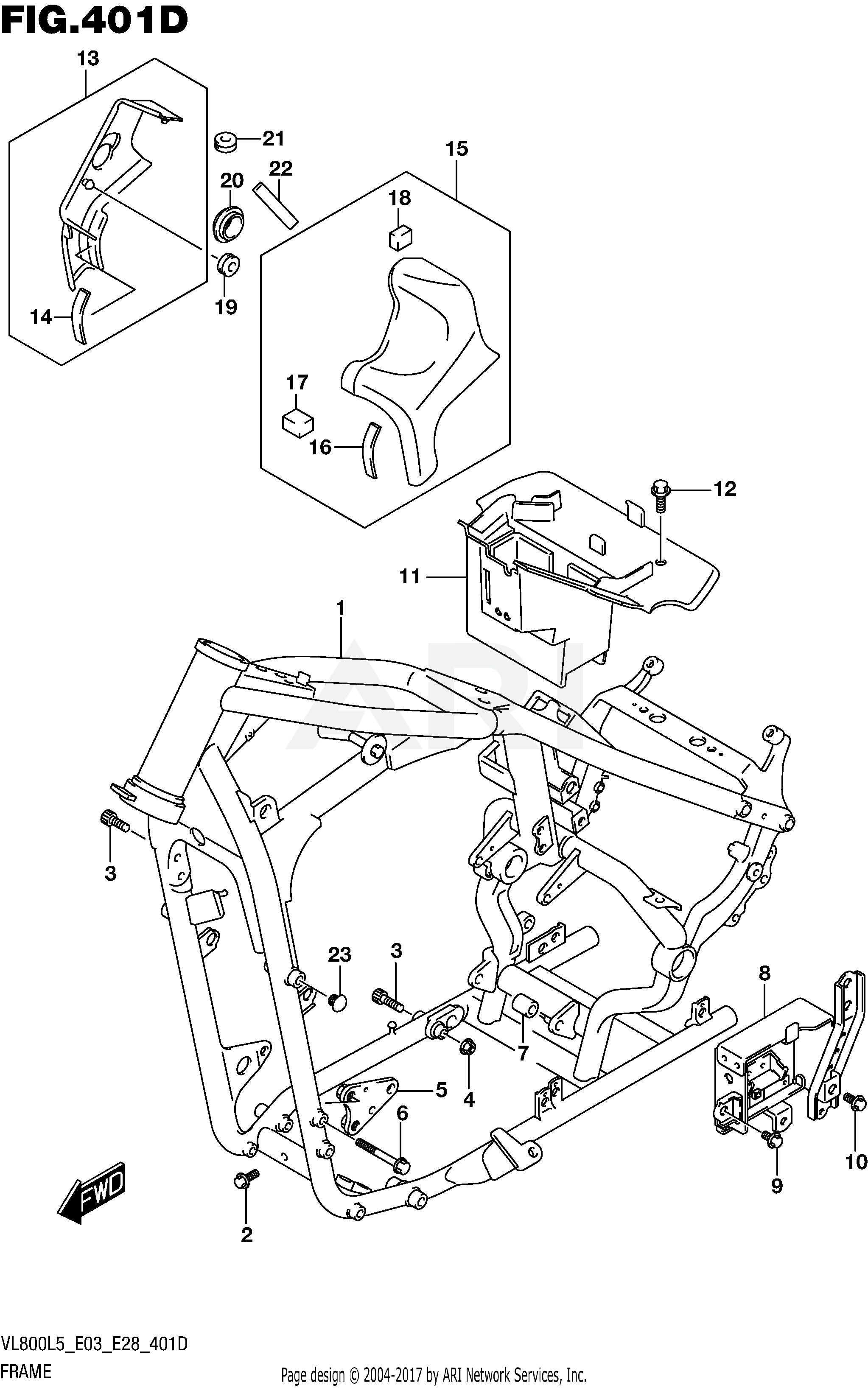 FRAME (VL800TL5 E28)