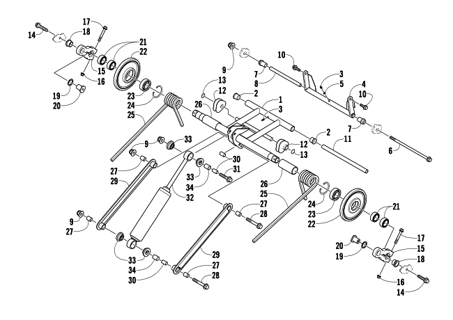 REAR SUSPENSION REAR ARM ASSEMBLY