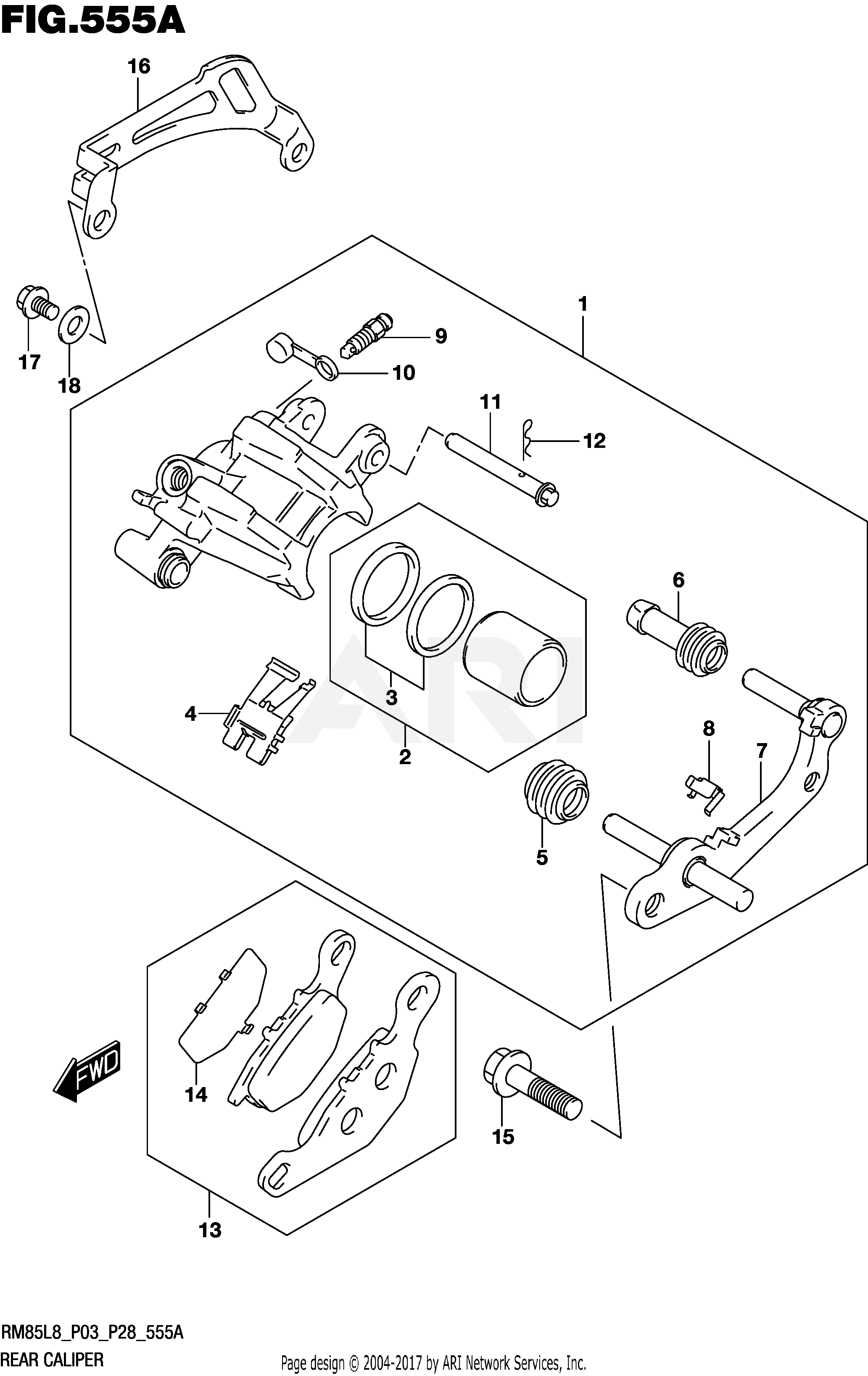 REAR CALIPER